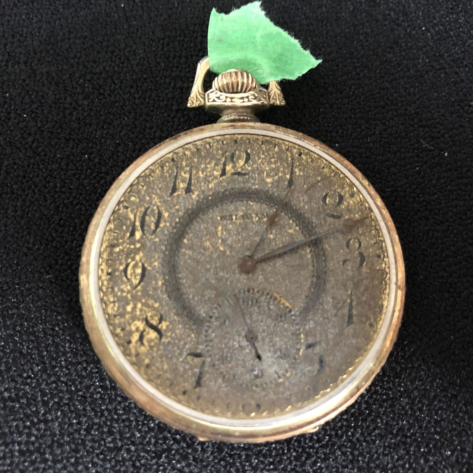 WALTHAM OPEN FACE POCKET WATCH WORKING (1 of 2)