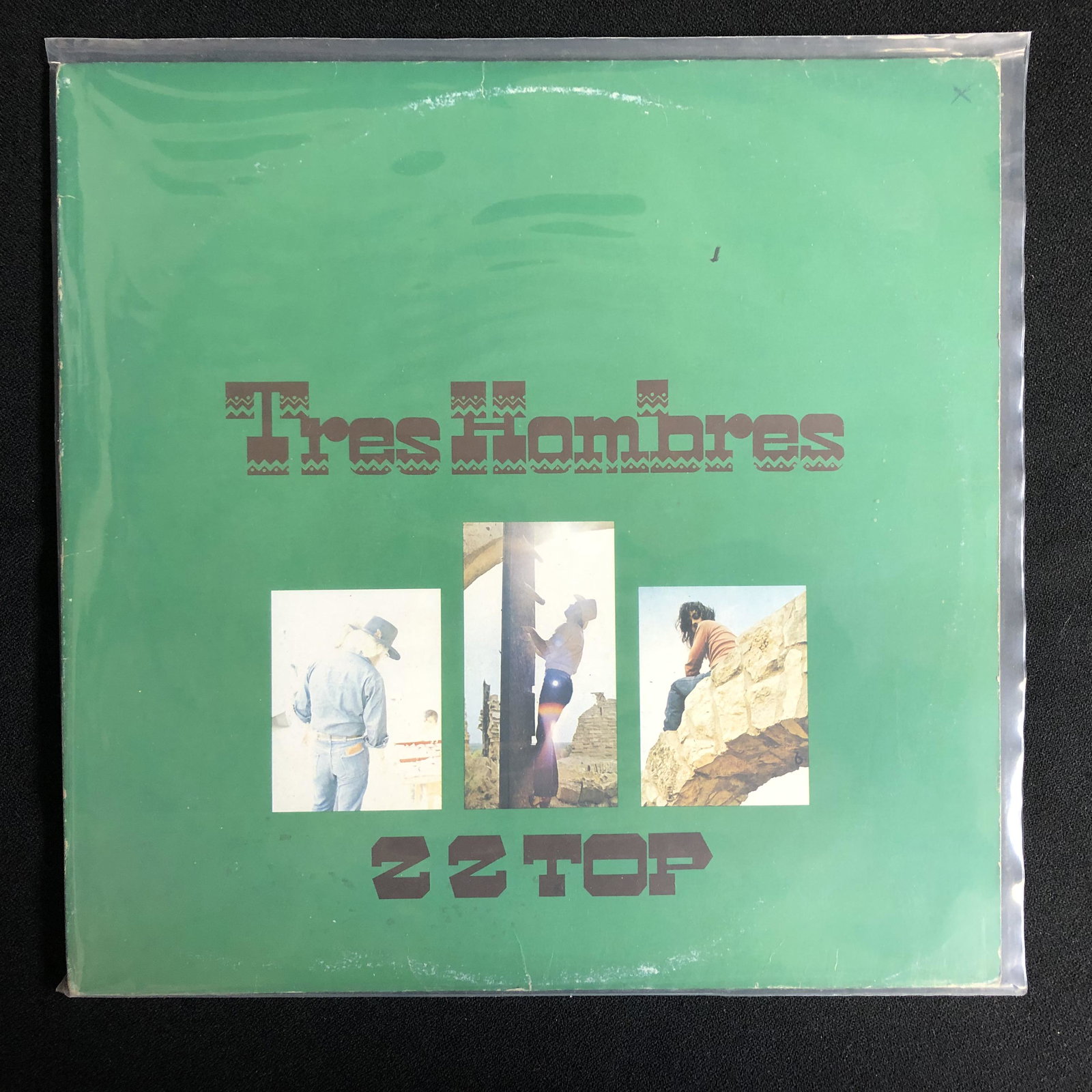 ZZ TOP "TRES HOMBRES" LP: ZZ TOP "TRES HOMBRES" LP