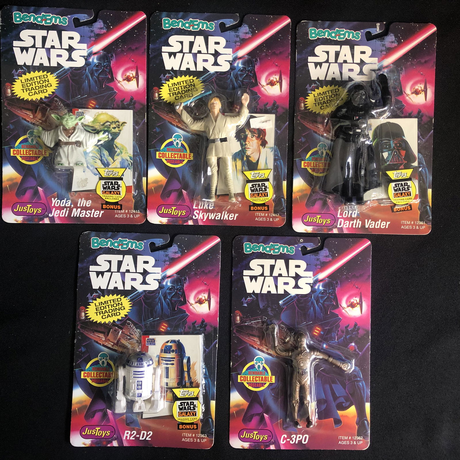 STAR WARS "BEND EMS"  FIGURE LOT (1 of 1)