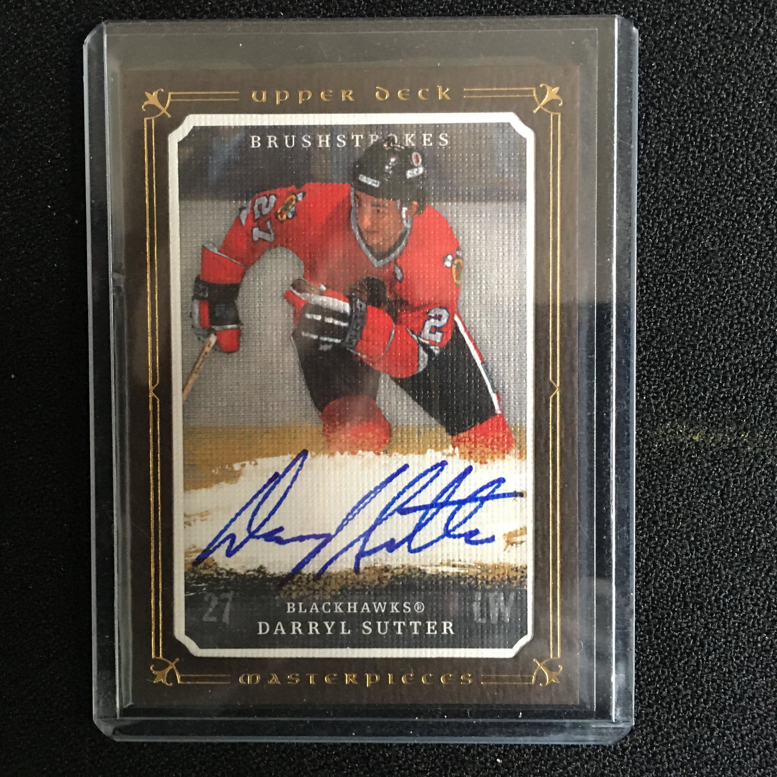 2008-09 Upper Deck Masterpieces - Brushstrokes Brown (1 of 1)