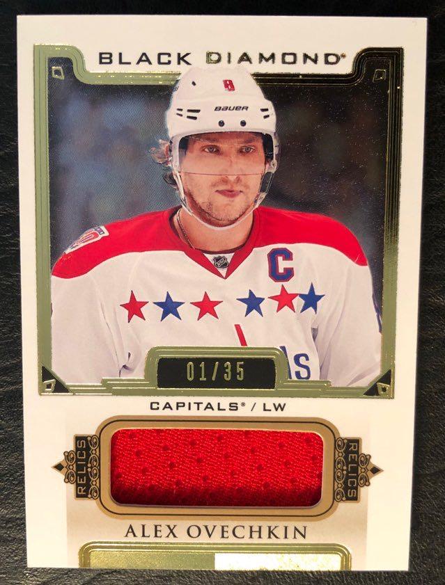 2015-16 BLACK DIAMOND RELICS ALEXANDER OVECHKIN: 2015-16 BLACK DIAMOND RELICS ALEXANDER OVECHKIN
