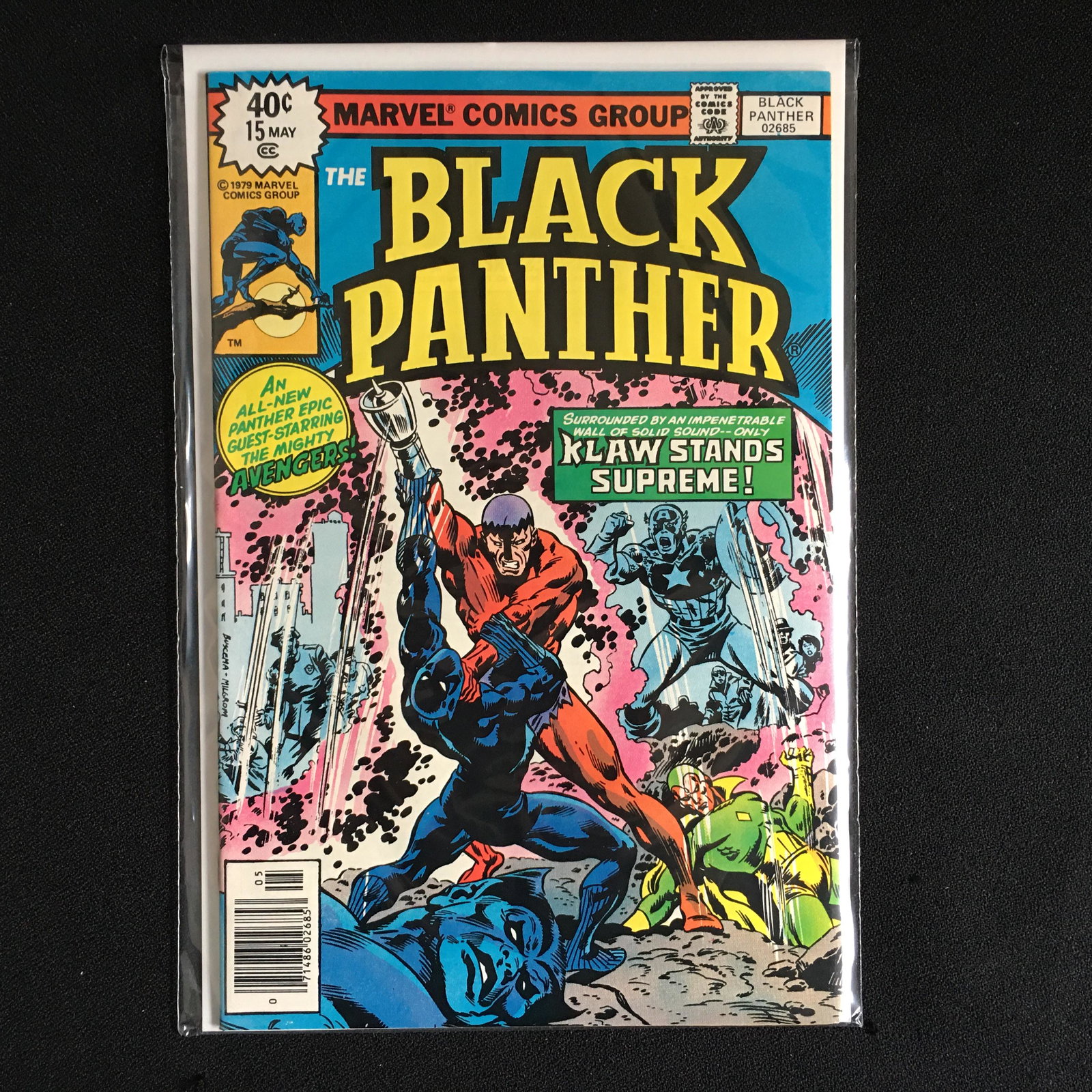 HIGH GRADE MARVEL COMIC GROUP BLACK PANTHER NO.15 (1 of 1)