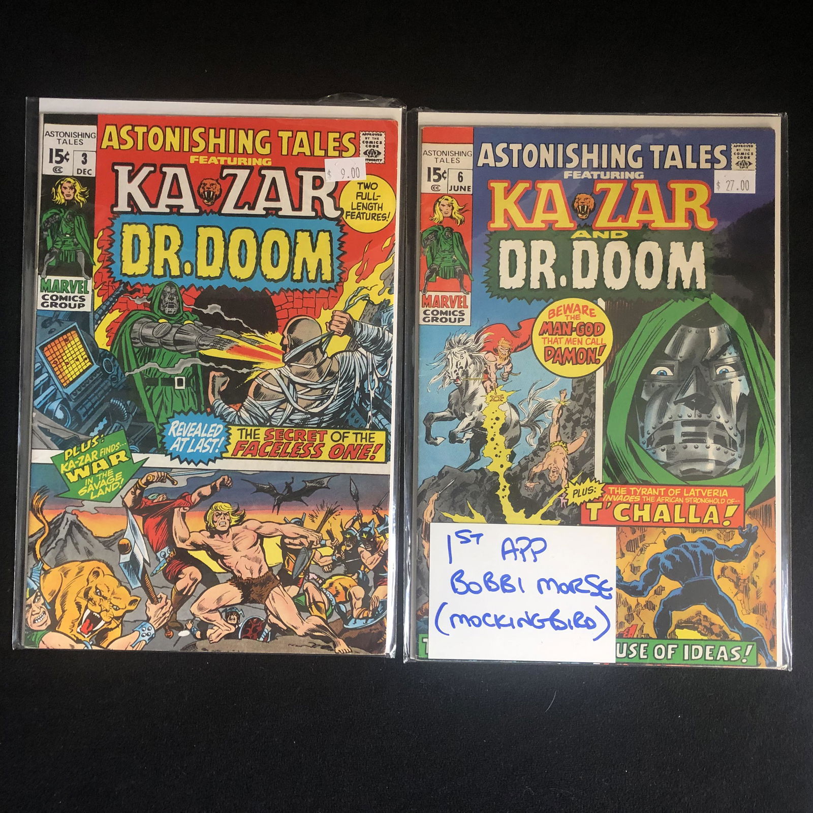 ASTONISHING TALES #3/ #6 (MARVEL COMICS) (1 of 1)