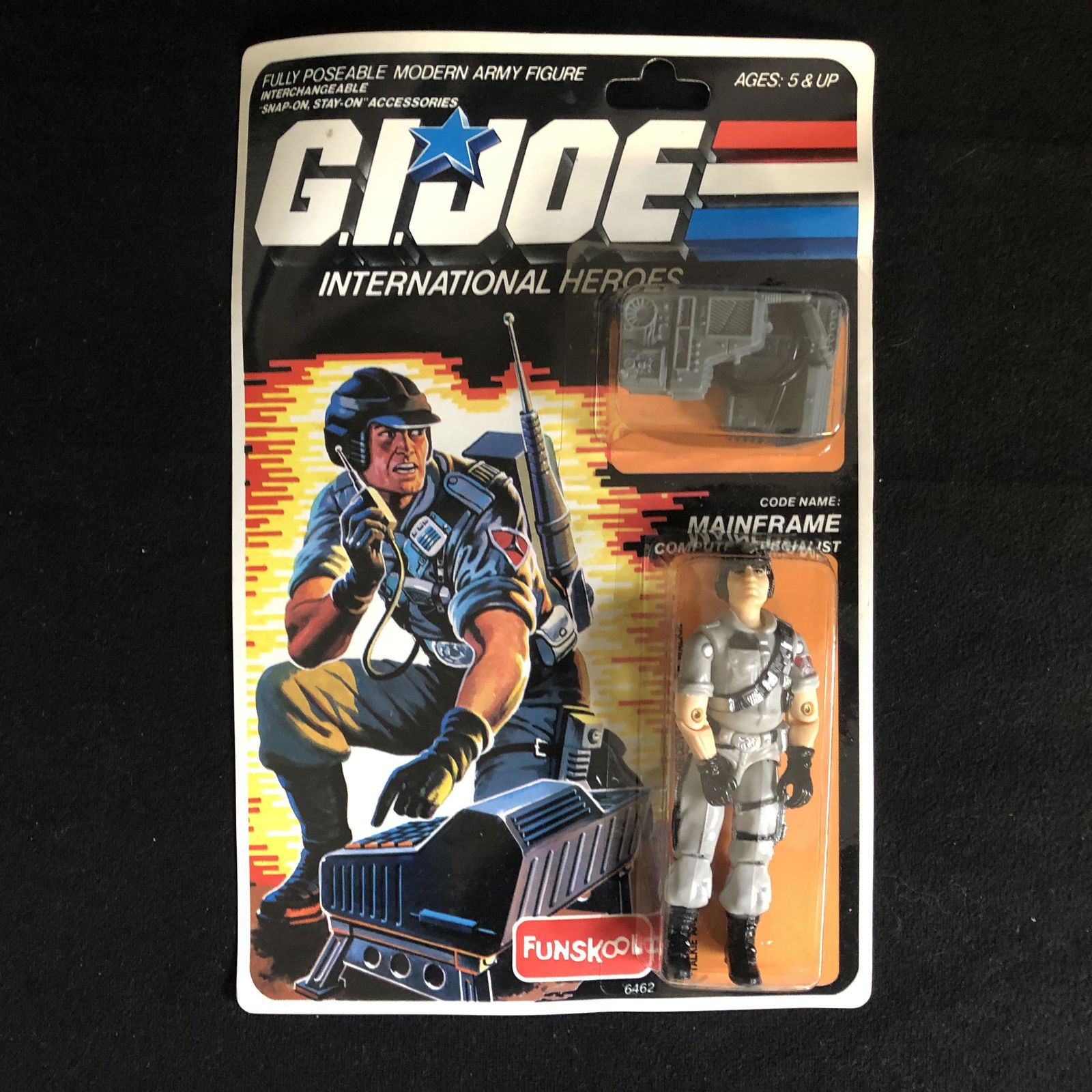 FUNSKOOL G.I.JOE MAINFRAME ARMY FIGURE (RUSSIAN CARD) (1 of 2)
