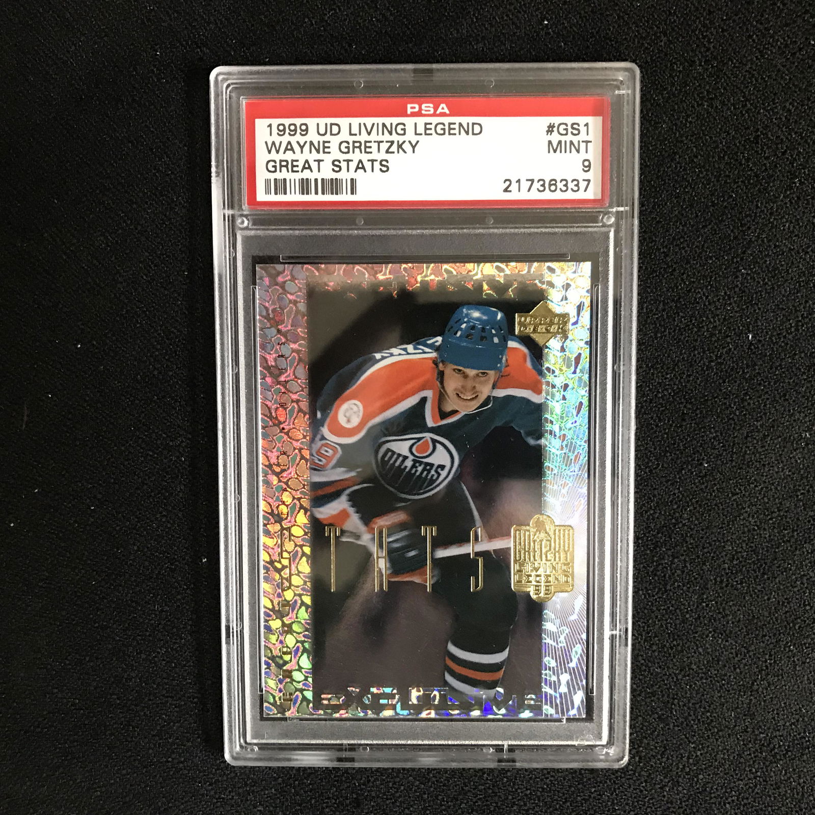 1999 UD LIVING LEGEND #GS1 WAYNE GRETZKY GREAT STATS (1 of 1)