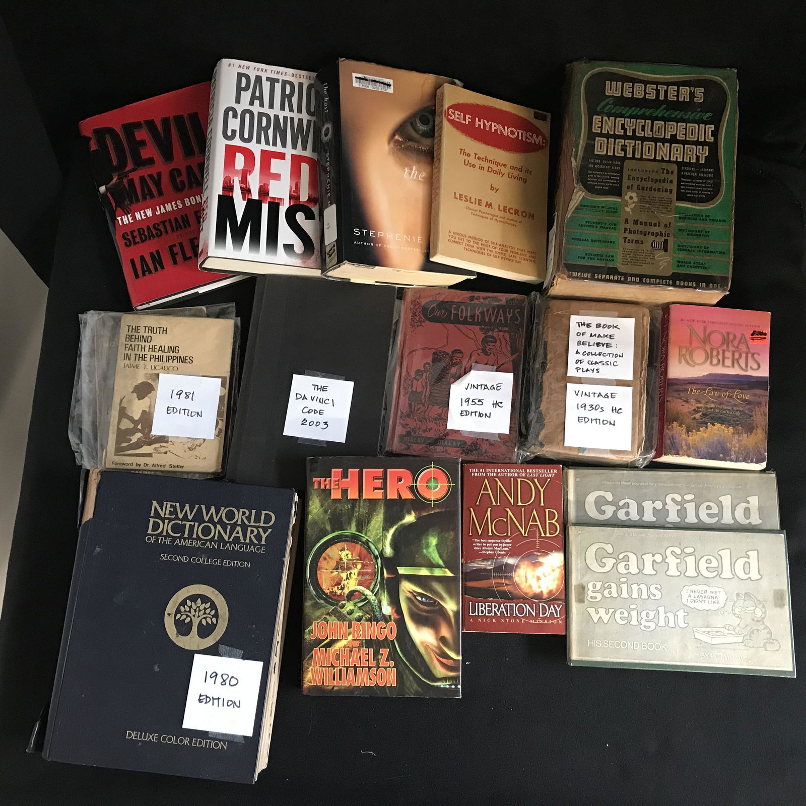 VINTAGE HARDCOVER BOOK LOT (1 of 1)