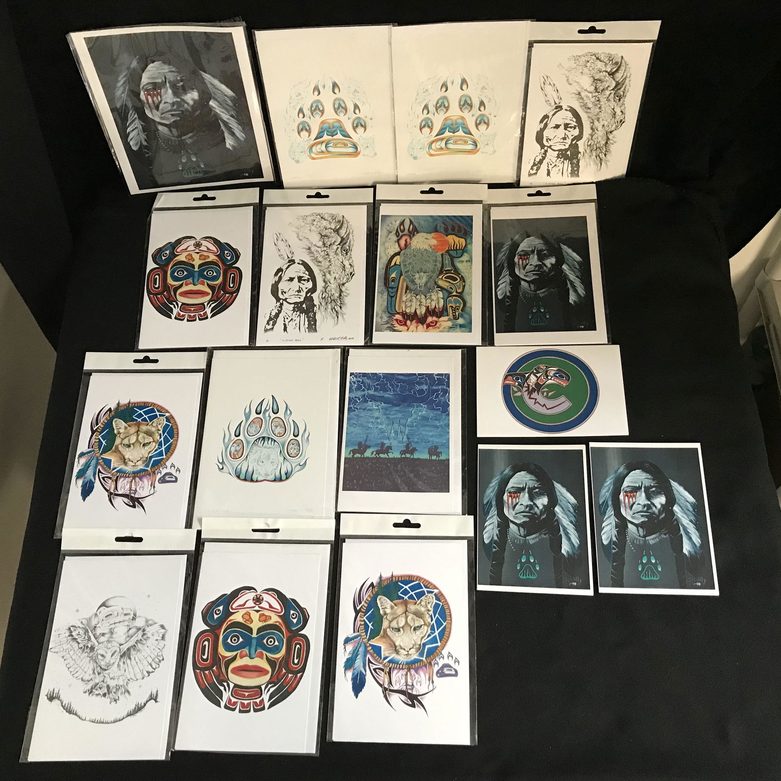 NATIVE ART PRINTS LOT (1 of 1)