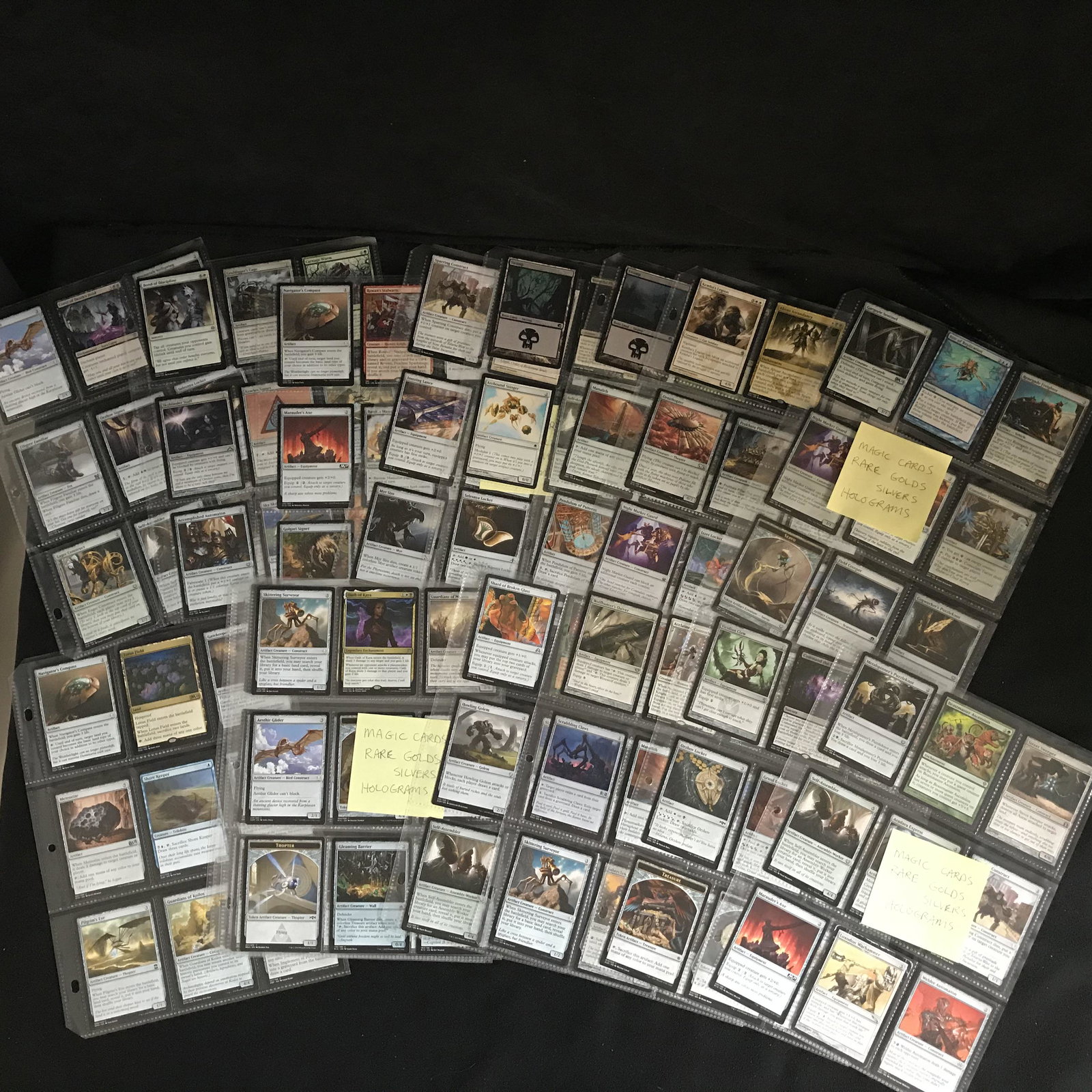 MAGIC THE GATHERING TRADING CARDS (RARE GOLDS SILVERS: MAGIC THE GATHERING TRADING CARDS (RARE GOLDS SILVERS HOLOGRAMS)