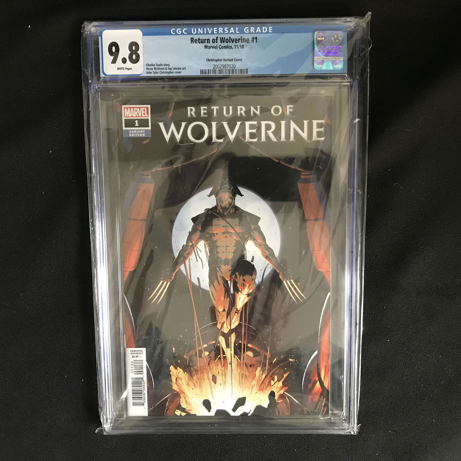 RETURN OF WOLVERINE #1 (MARVEL COMICS) CGC GRADE 9.8 (1 of 1)