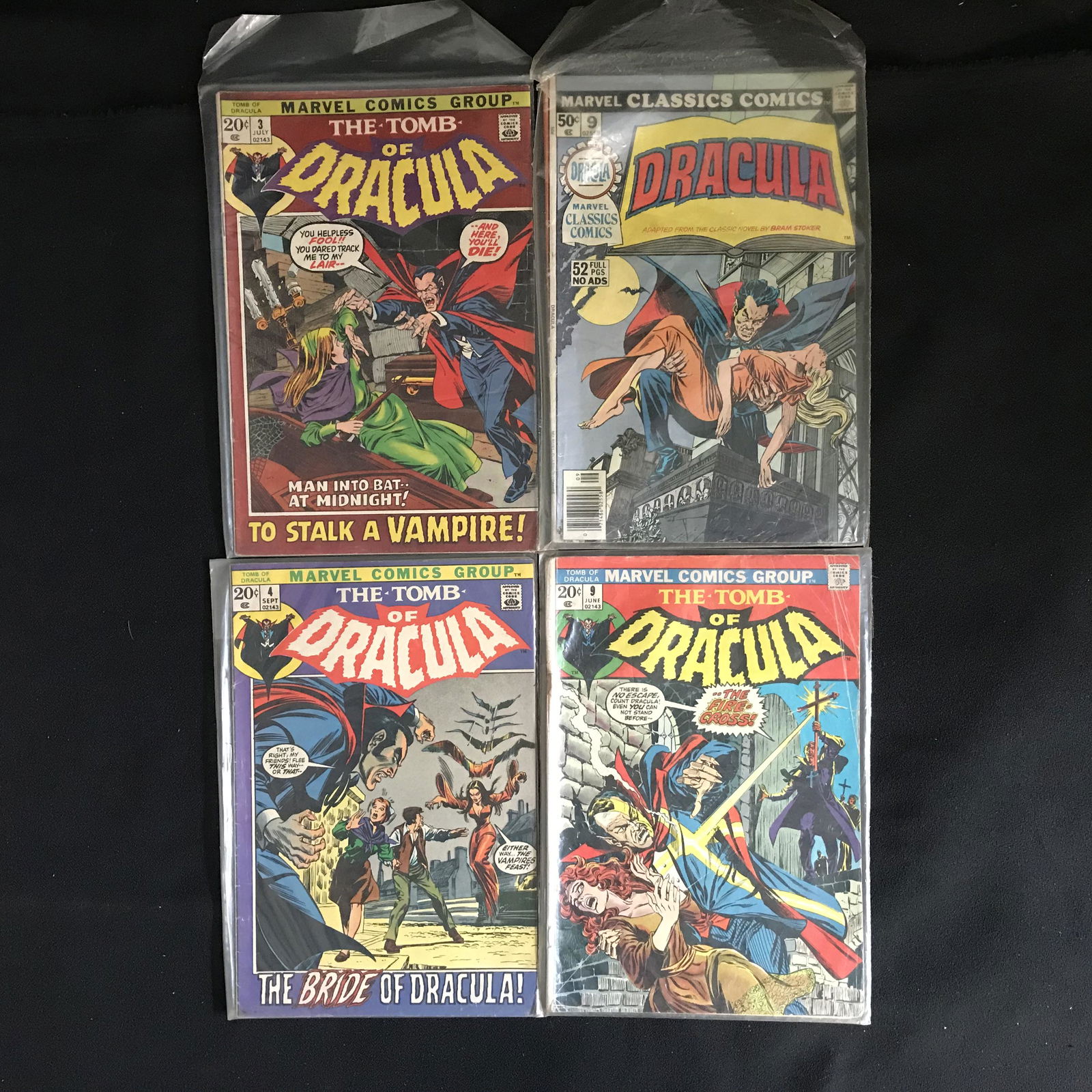 VINTAGE THE TOMB OF DRACULA COMIC BOOK LOT (MARVEL (1 of 1)