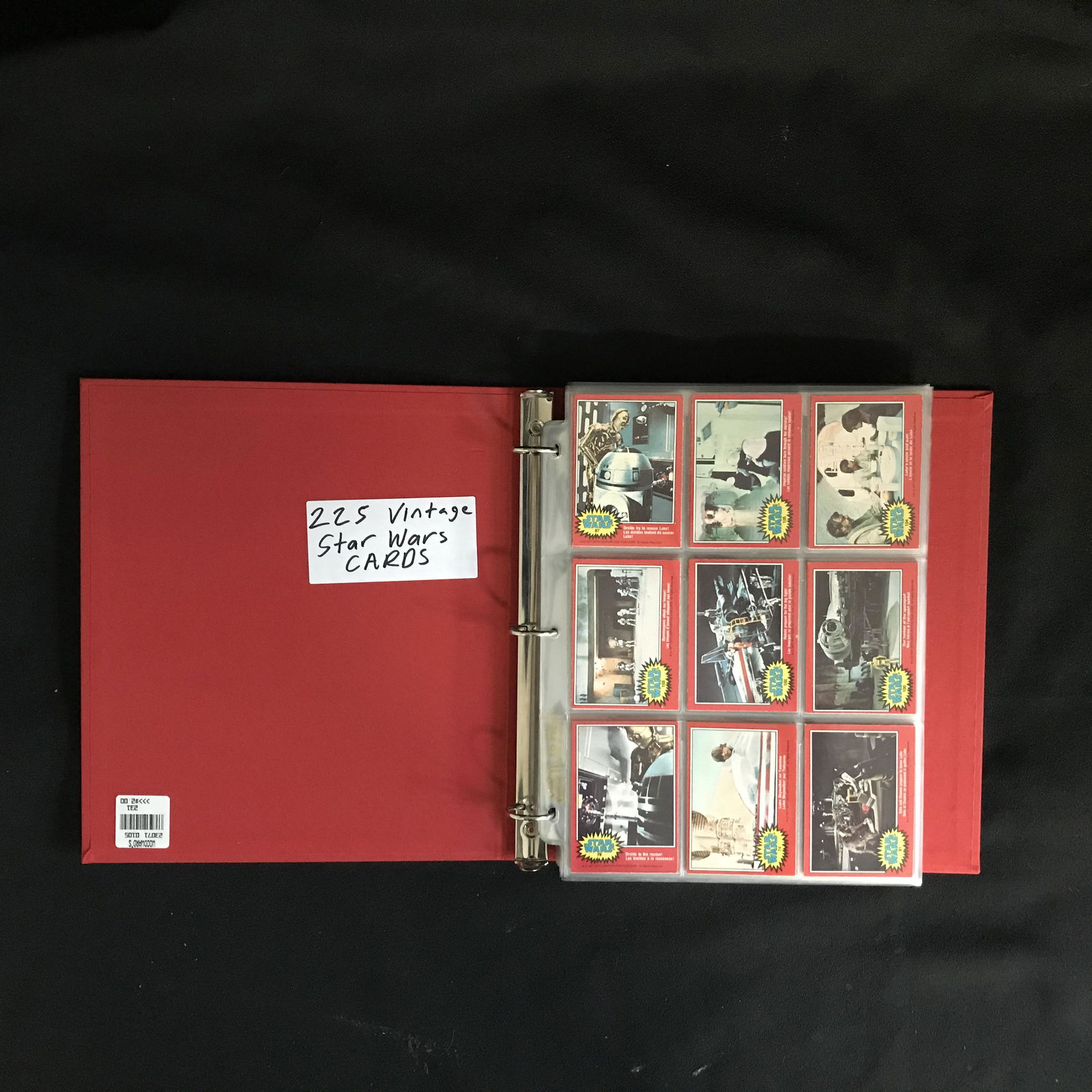 225 VINTAGE STAR WARS COLLECTOR CARDS (1 of 3)