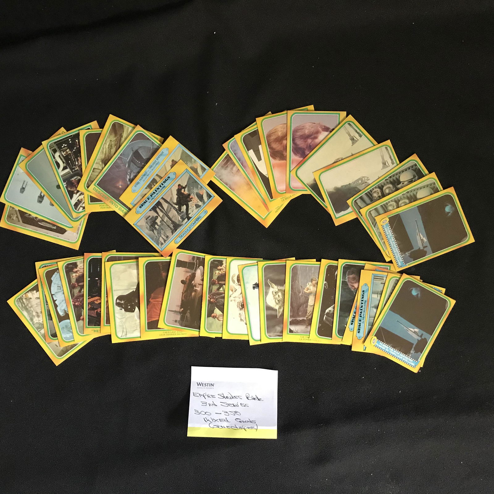 EMPIRE STRIKES BACK 3rd SERIES MIXED CARDS (300-350): EMPIRE STRIKES BACK 3rd SERIES MIXED CARDS (300-350)