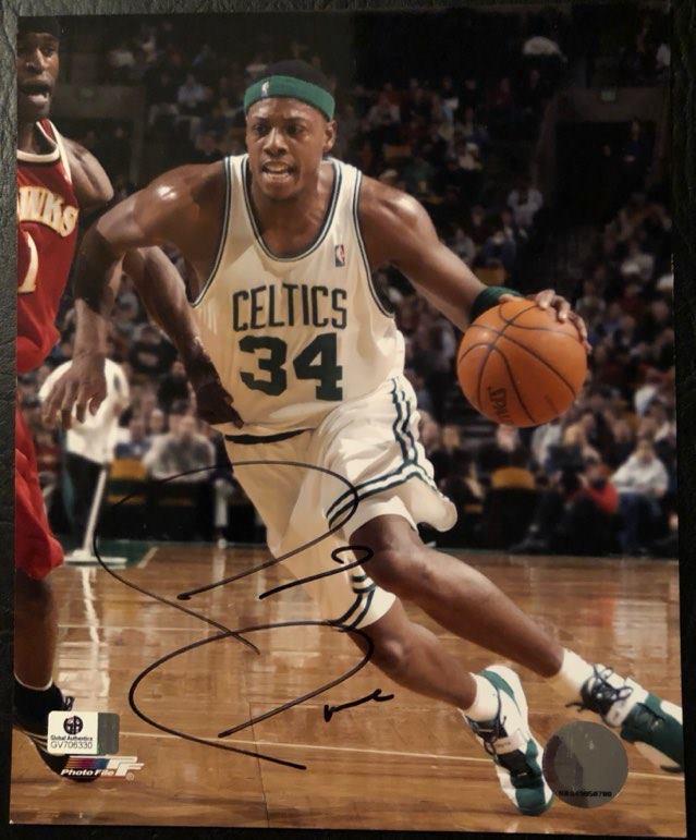 PAUL PIERCE SIGNED 8 X 10 FRAMED PHOTO (GLOBAL (1 of 1)