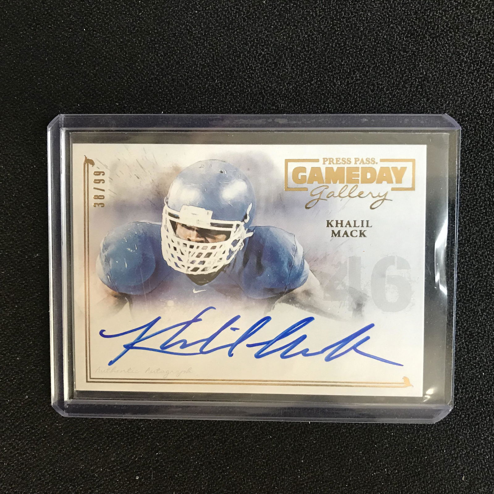 Khalil Mack 2014 Press Pass Gameday Gallery Auto Autogr (1 of 2)