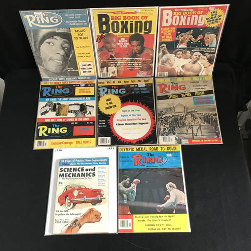 Vintage Boxing Magazines Lot