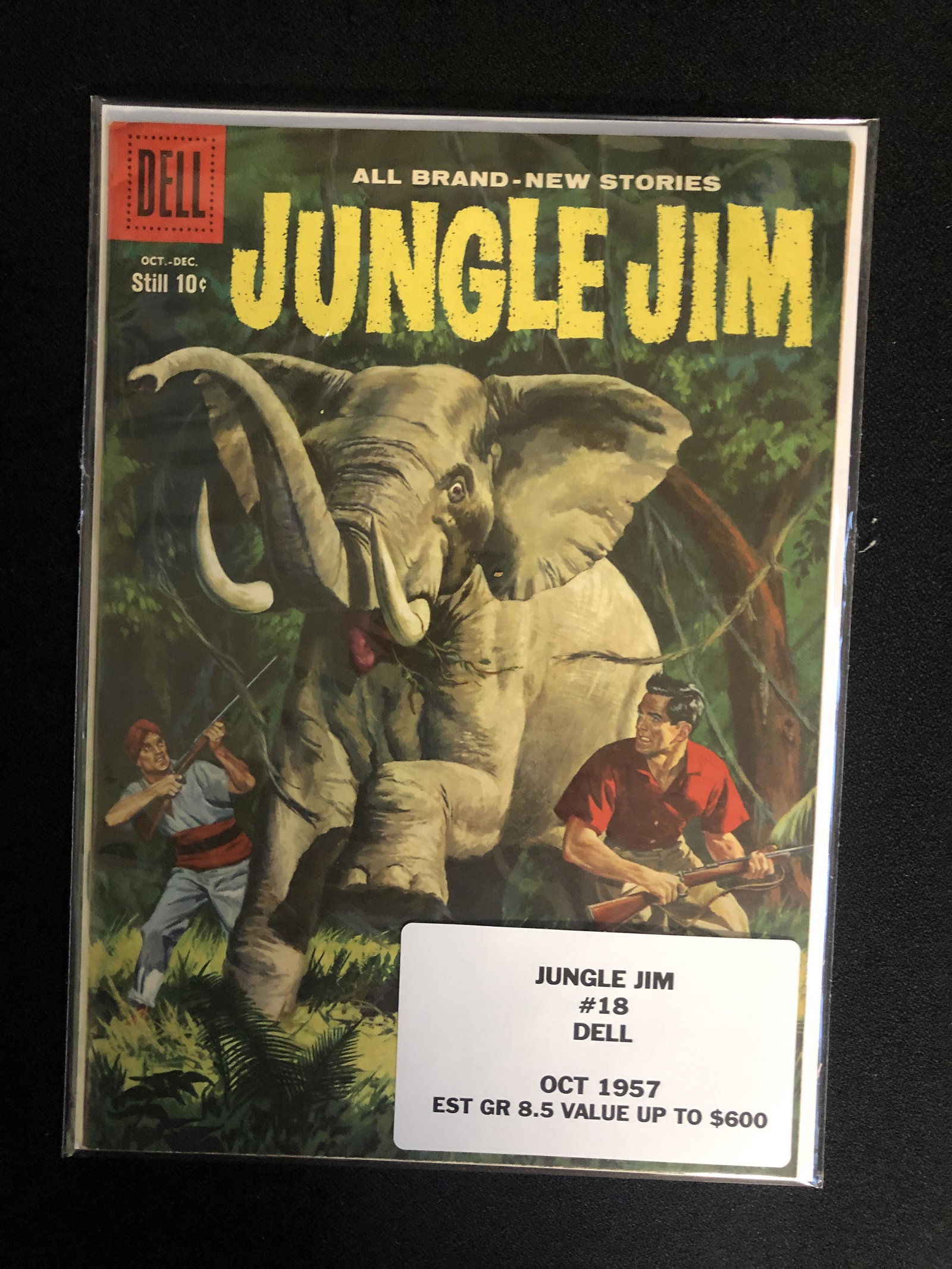 JUNGLE JIM #18 (DELL COMICS) 1957 (1 of 1)