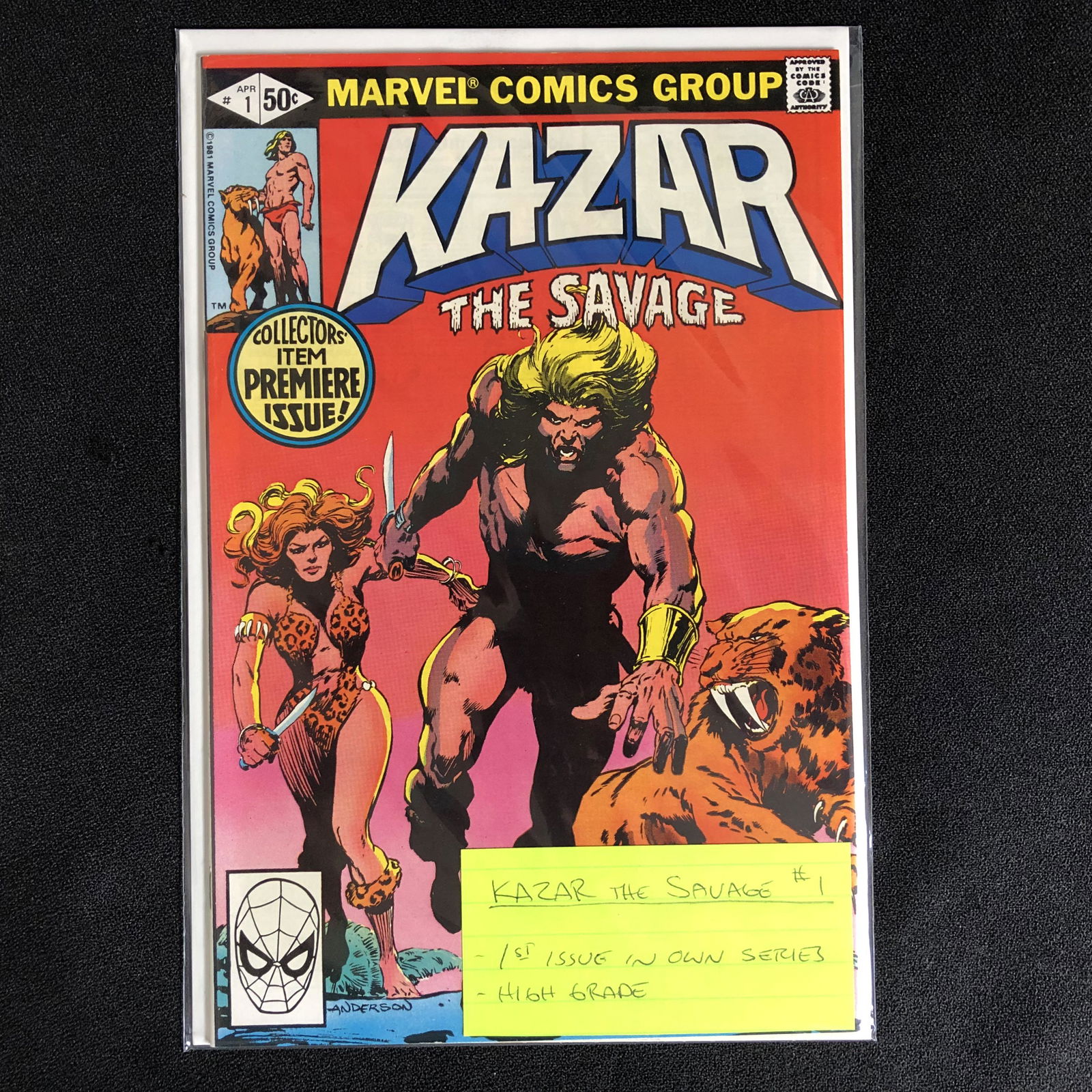 KAZAR THE SAVAGE #1 (MARVEL COMICS) (1 of 1)