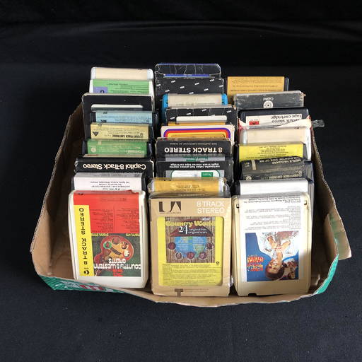 Vintage 8 Track Cassettes Lot