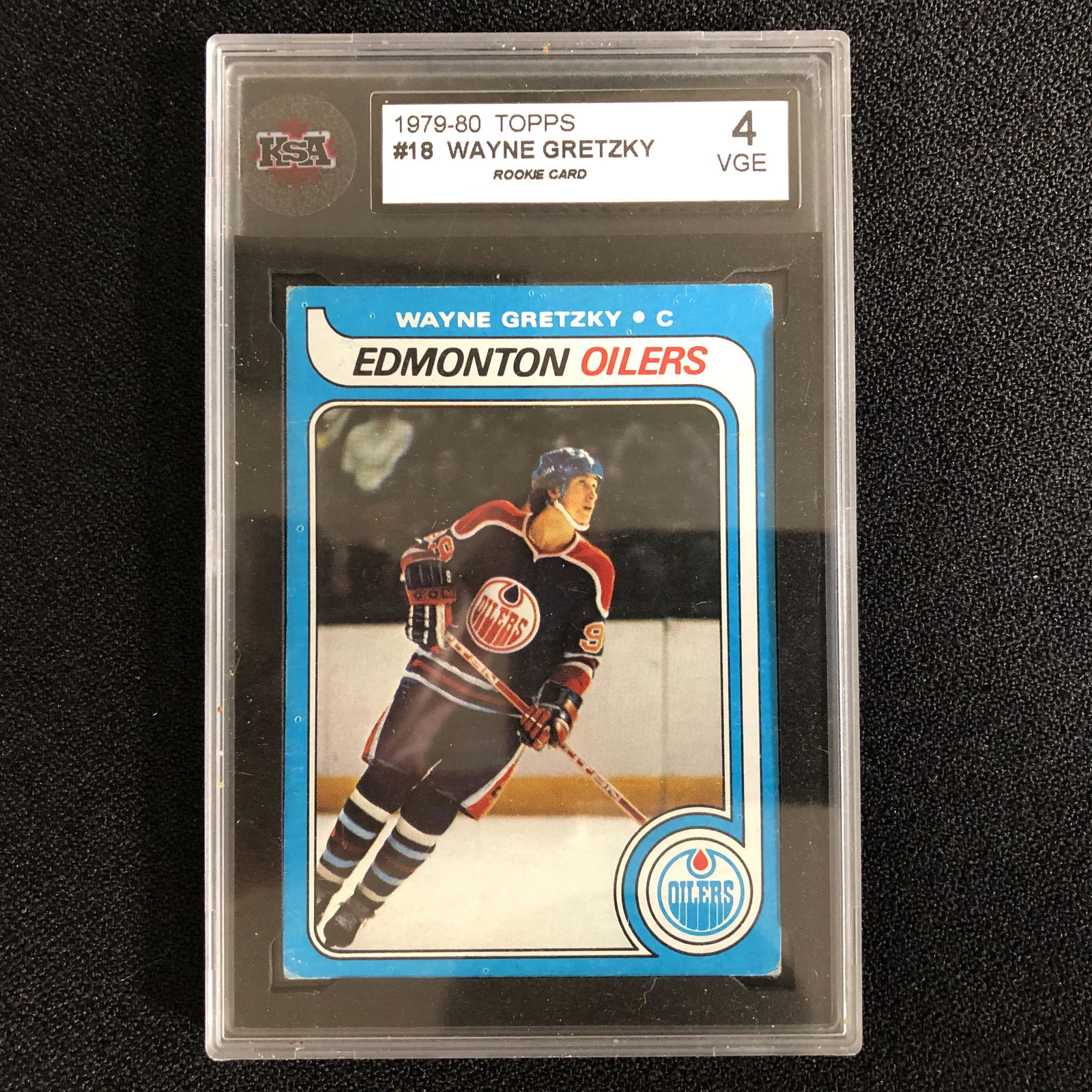 1979-80 TOPPS #18 WAYNE GRETZKY RC (4 VGE) (1 of 1)
