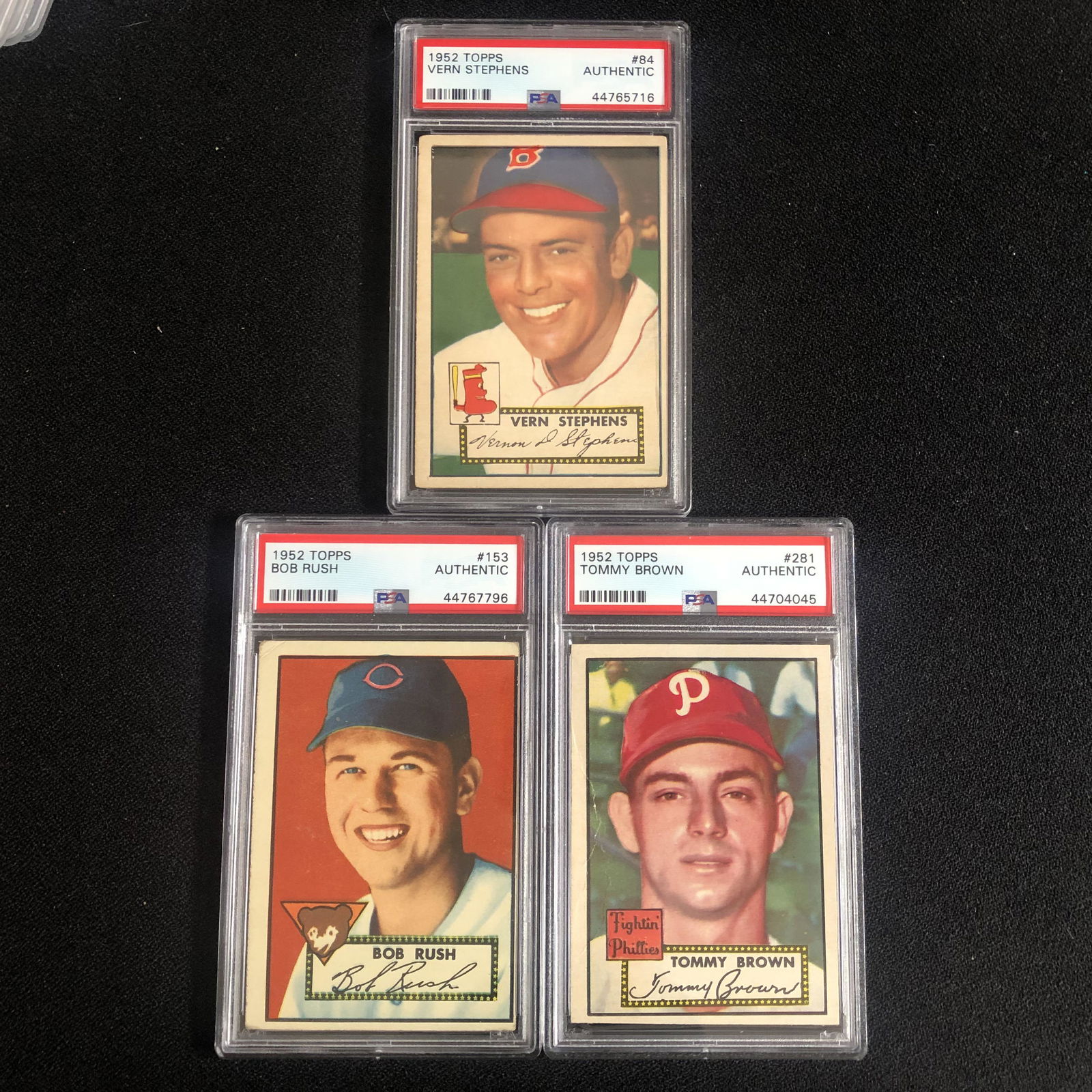 1952 TOPPS GRADED BASEBALL CARD LOT (PSA GRADED) (1 of 2)