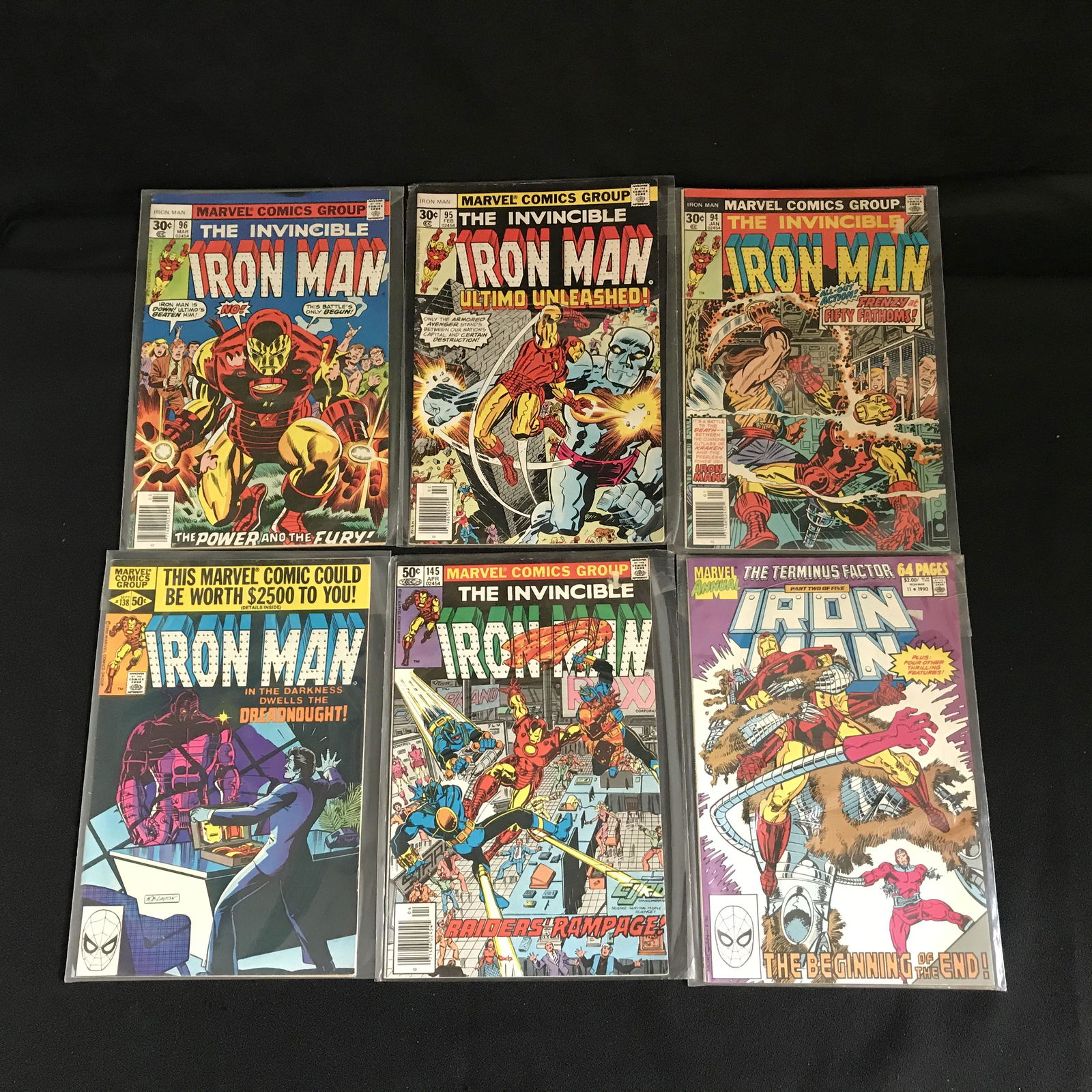 IRON MAN COMIC BOOK LOT (MARVEL COMICS) (1 of 1)