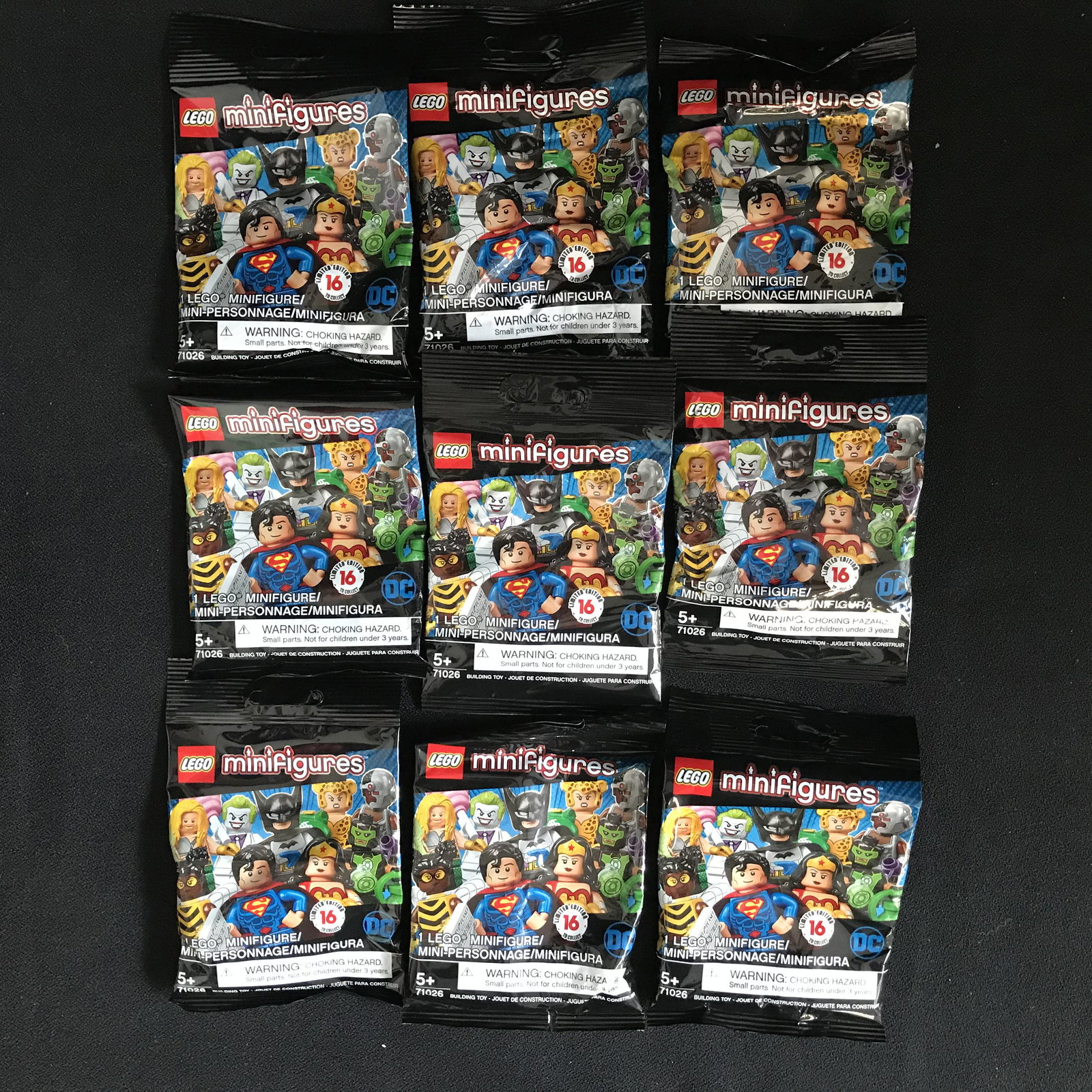 LEGO MINIGURES SEALED PACKS LOT: LEGO MINIGURES SEALED PACKS LOT