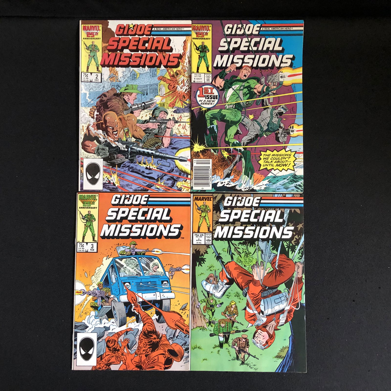 G.I JOE SPECIAL MISSIONS #1-4 (MARVEL COMICS) (1 of 1)