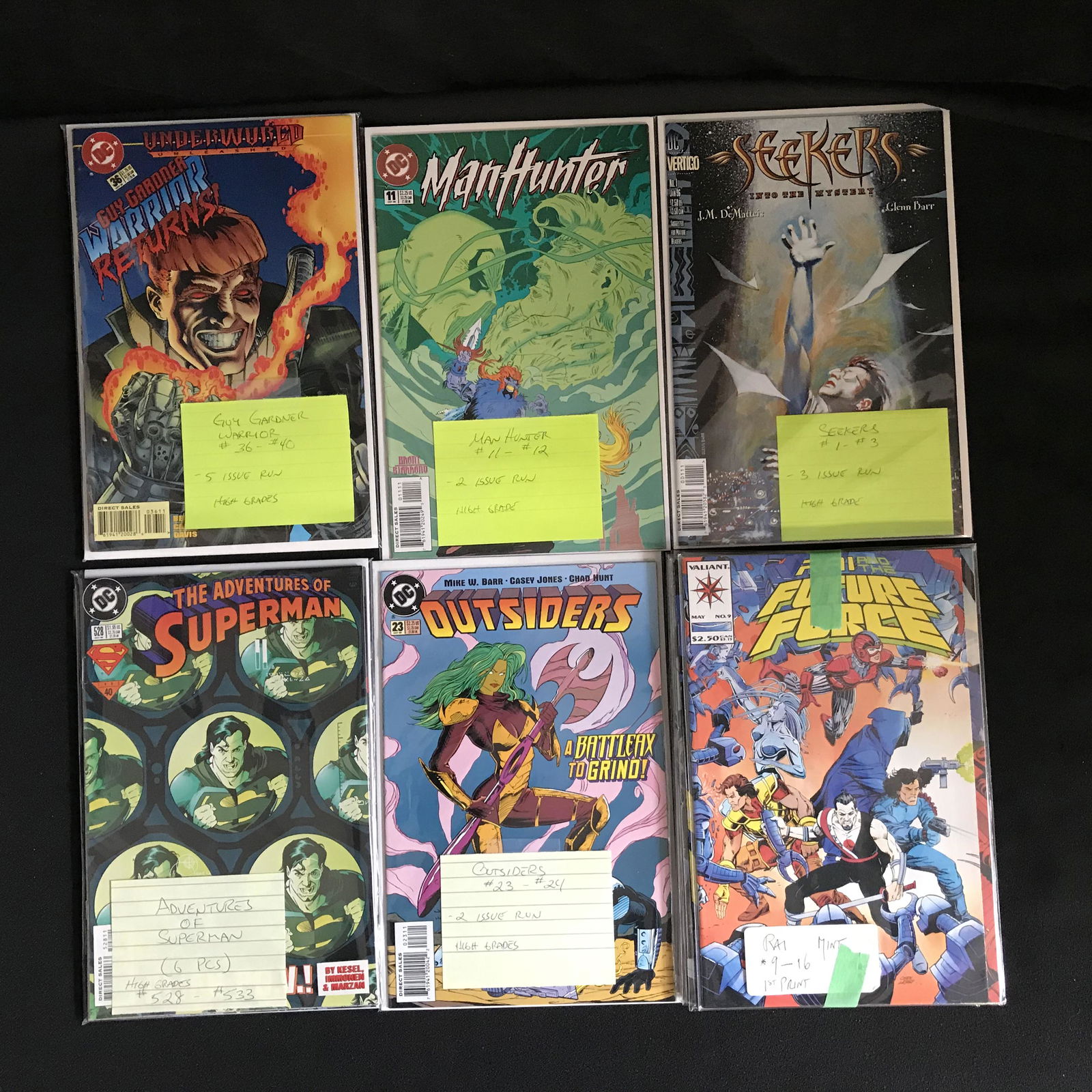 COMIC BOOK LOT (MANHUNTER #1-2, SEEKERS #1-3...) (1 of 1)