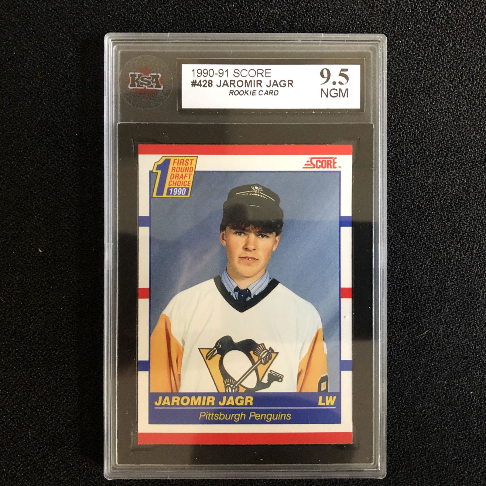 1990-91 SCORE #428 JAROMIR JAGR Rookie Card (10 GEM (1 of 1)