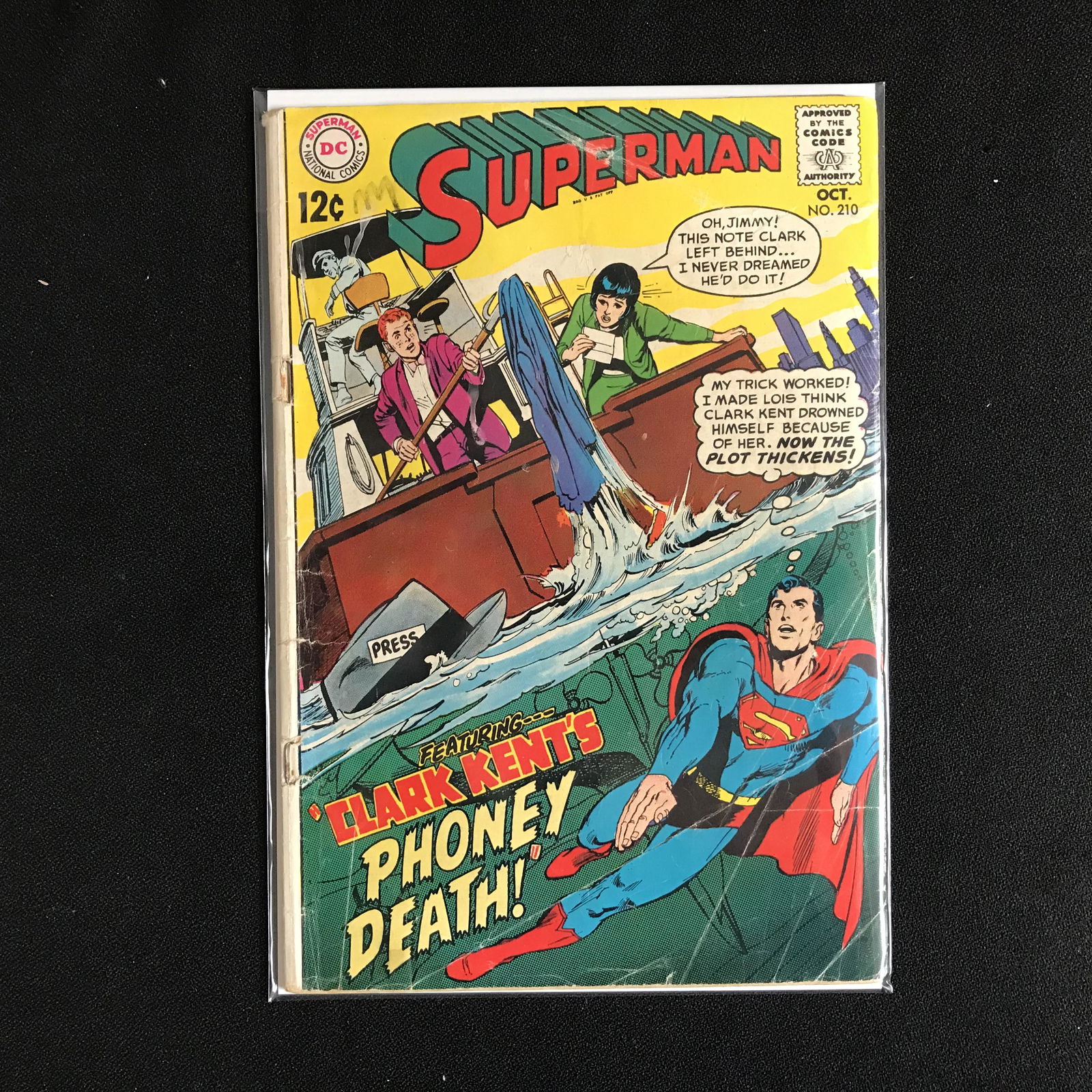 SUPERMAN #210 (DC COMICS) (1 of 1)