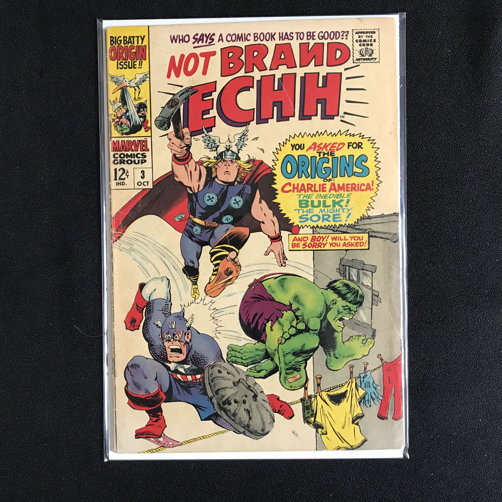 NOT BRAND ECHH #3 (MARVEL COMICS) (1 of 1)
