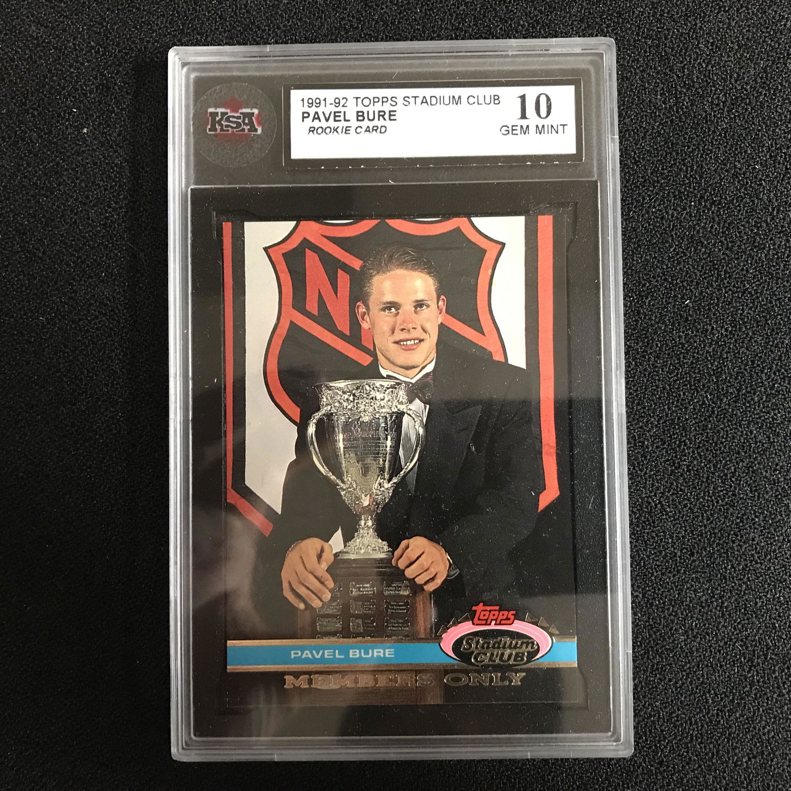 1991-92 TOPPS STADIUM CLUB PAVEL BURE Rookie Card (10 (1 of 1)