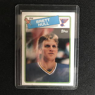 1988-89 TOPPS #66 BRETT HULL RC: 1988-89 TOPPS #66 BRETT HULL RC