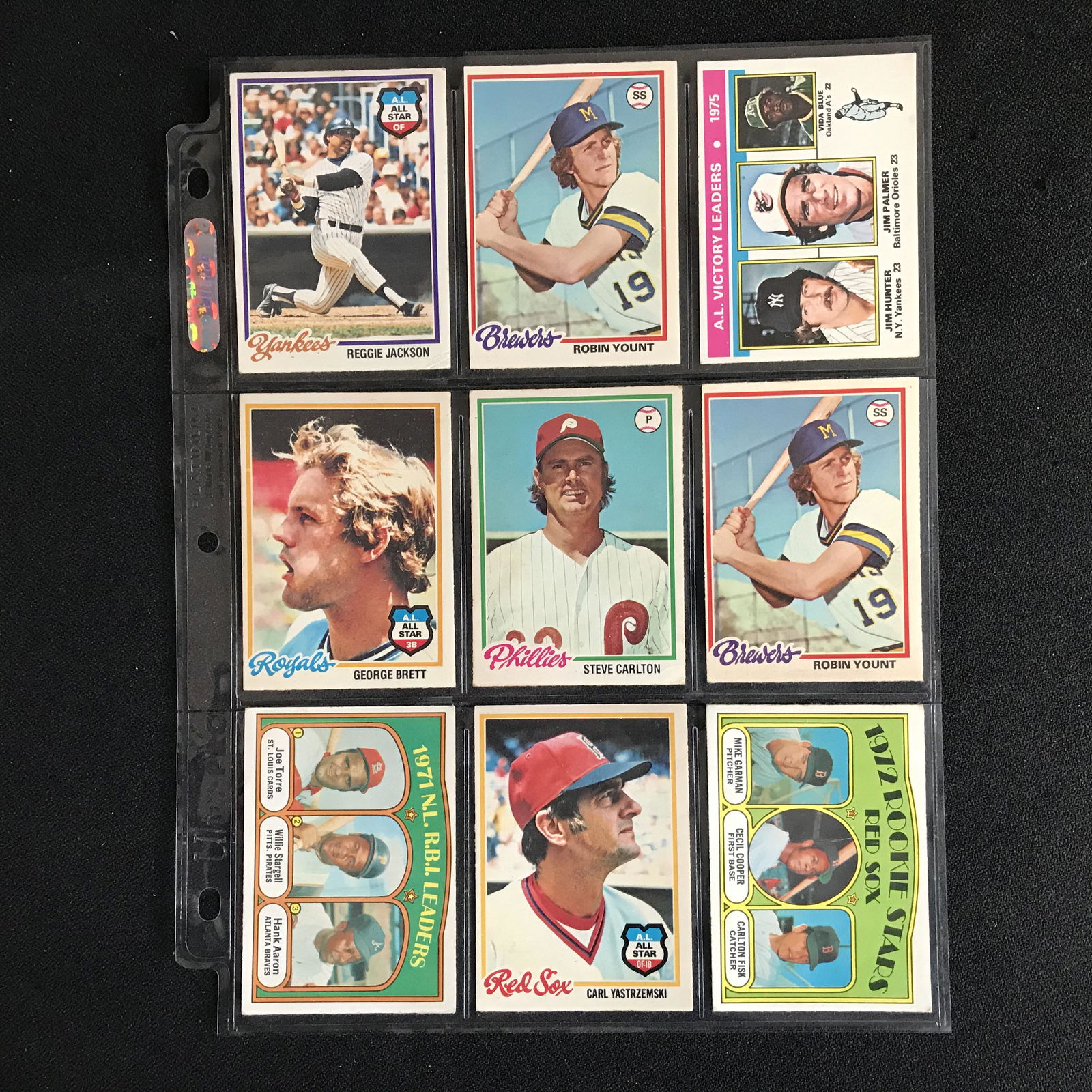 VINTAGE BASEBALL STARS CARD LOT (1 of 1)