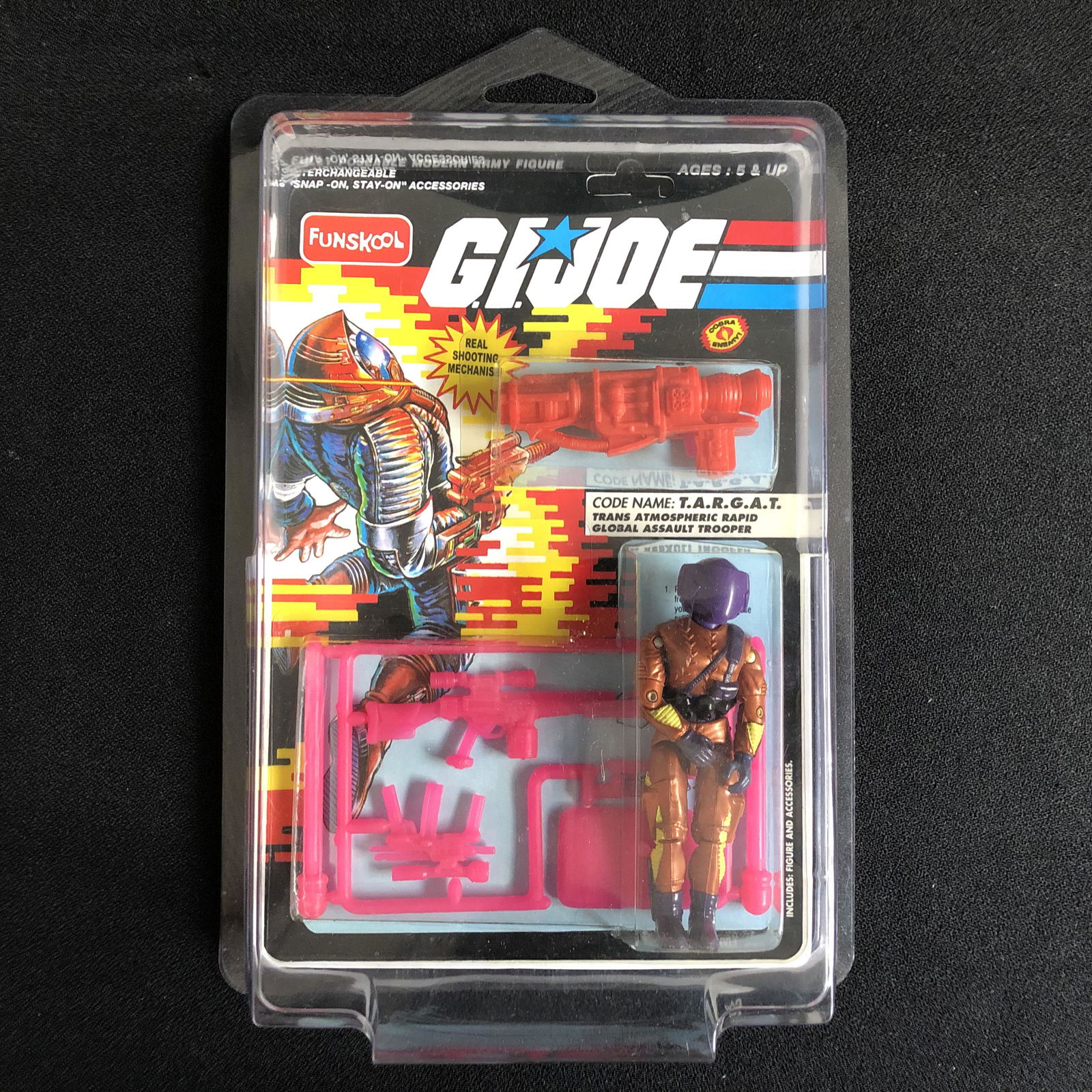 FUNSKOOL G.I.JOE T.A.R.G.A.T ARMY FIGURE (RUSSIAN CARD) (1 of 1)