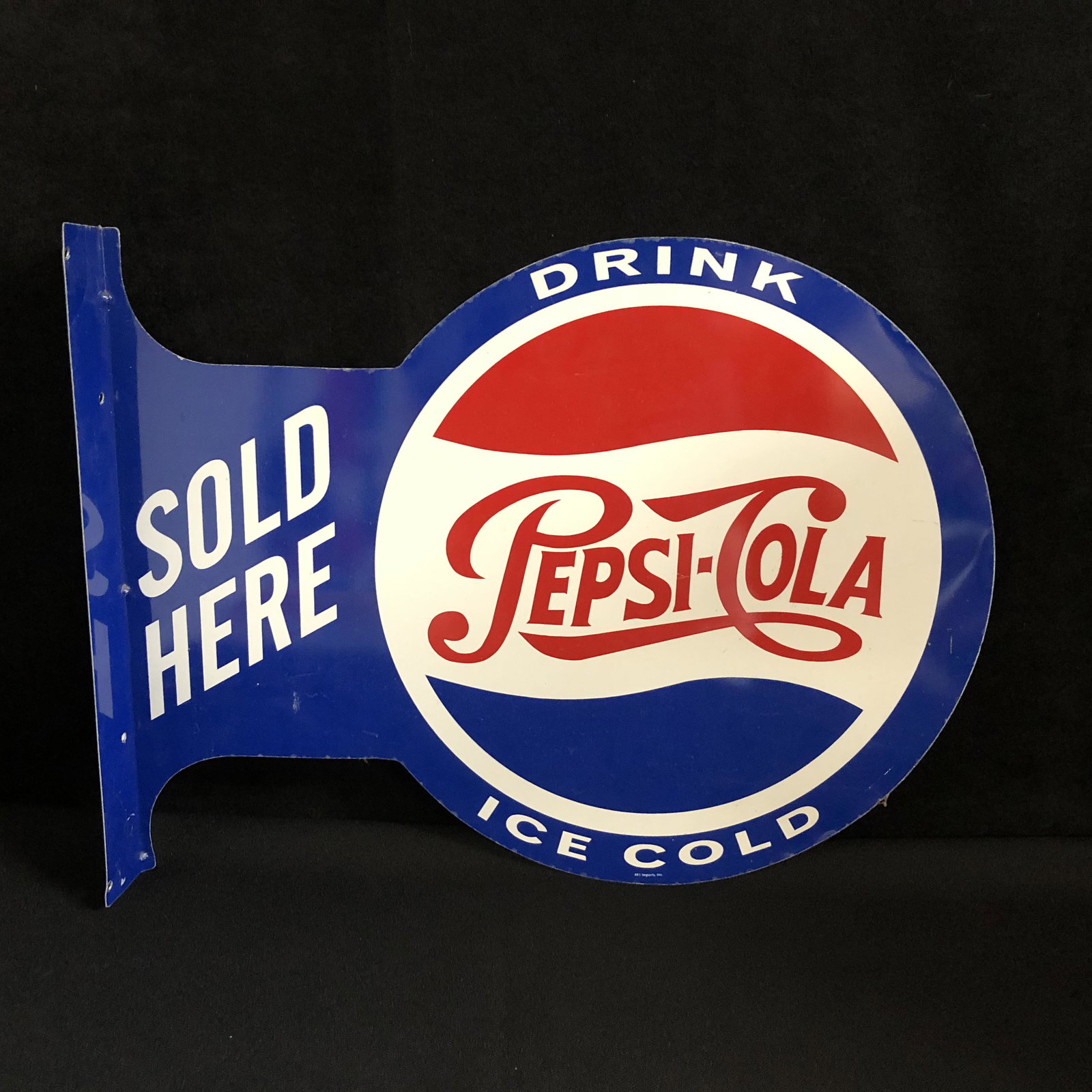 VINTAGE PEPSI ADVERTISING SIGN (1 of 1)