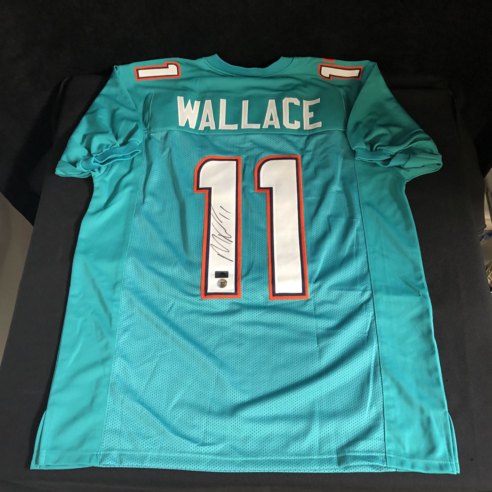 MIKE WALLACE SIGNED DOLPHINS JERSEY (PALM BEACH (1 of 3)
