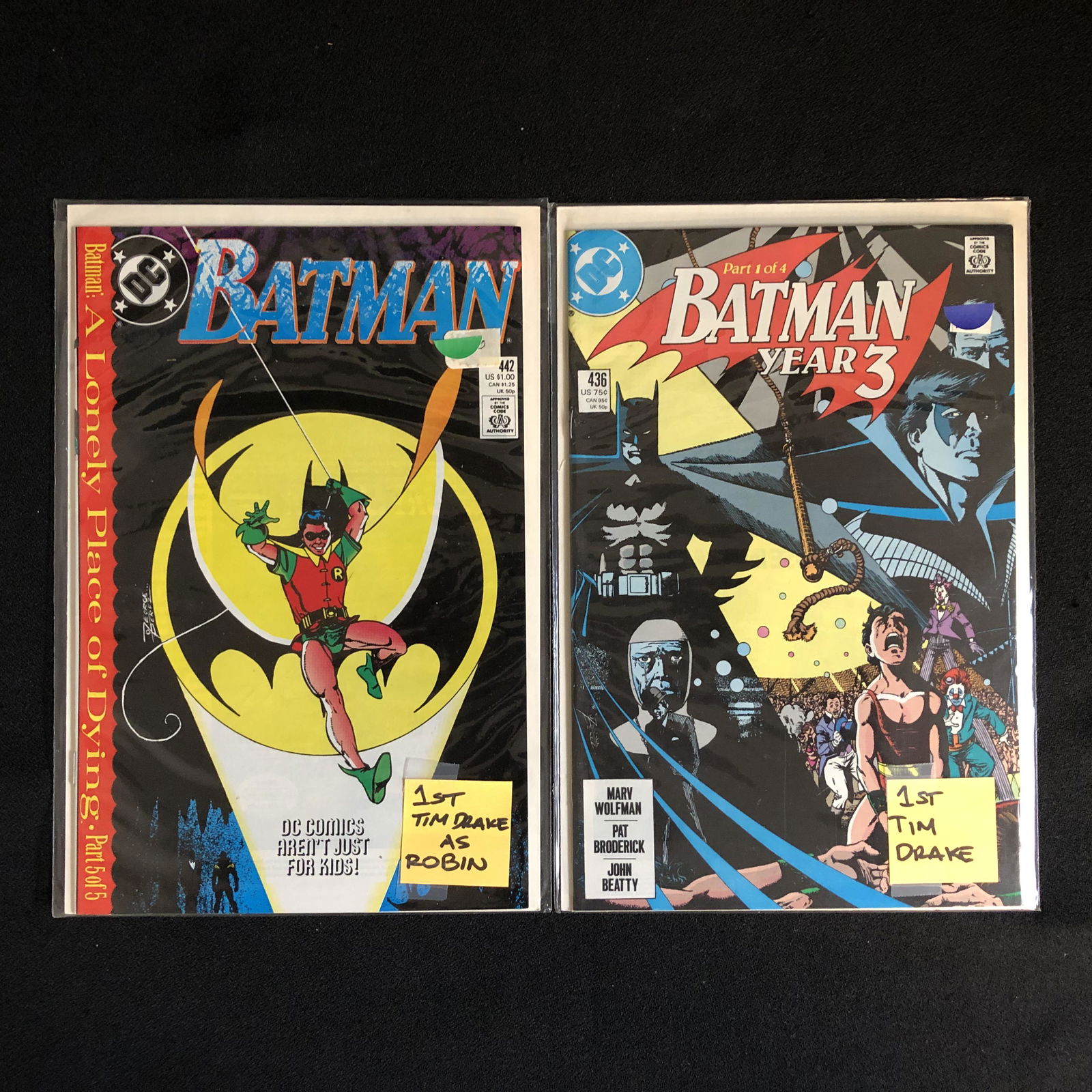 BATMAN #442 & 436 COMIC BOOK LOT (DC COMICS) (1 of 1)
