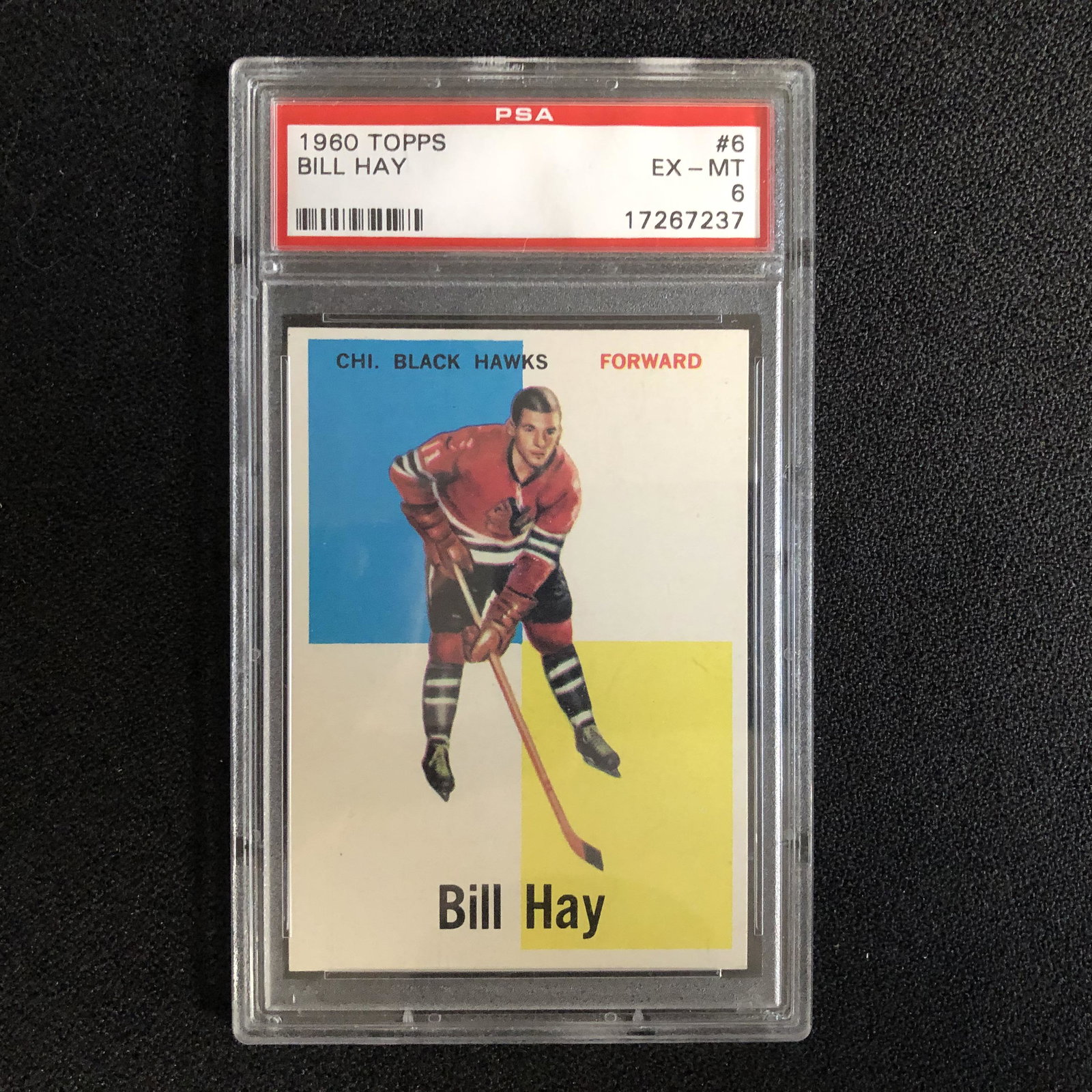 1960 TOPPS #6 BILL HAY (EX-MT 6): 1960 TOPPS #6 BILL HAY (EX-MT 6)