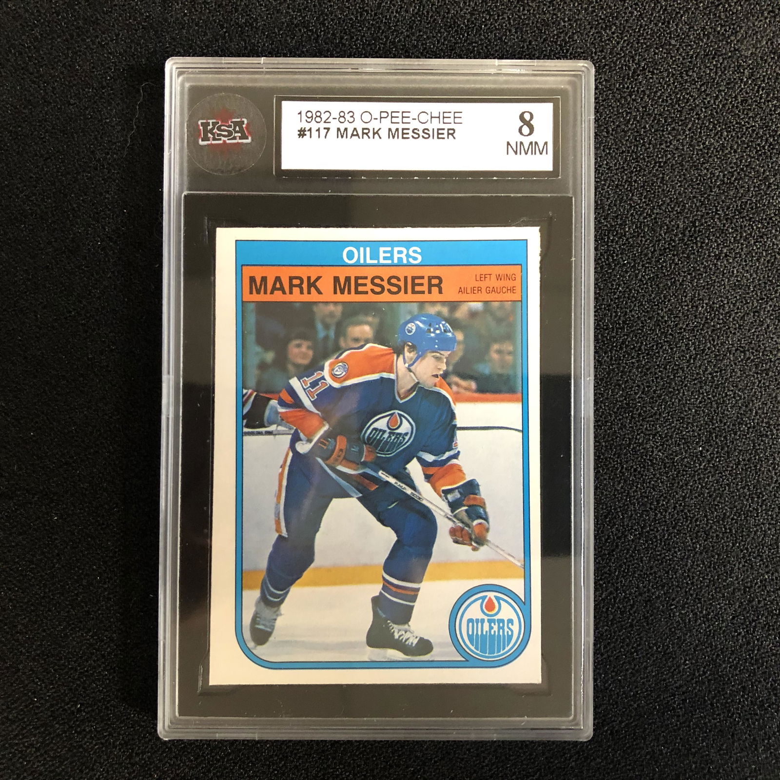 1982-83 O-PEE-CHEE #117 MARK MESSIER (8 NMM): 1982-83 O-PEE-CHEE #117 MARK MESSIER (8 NMM)