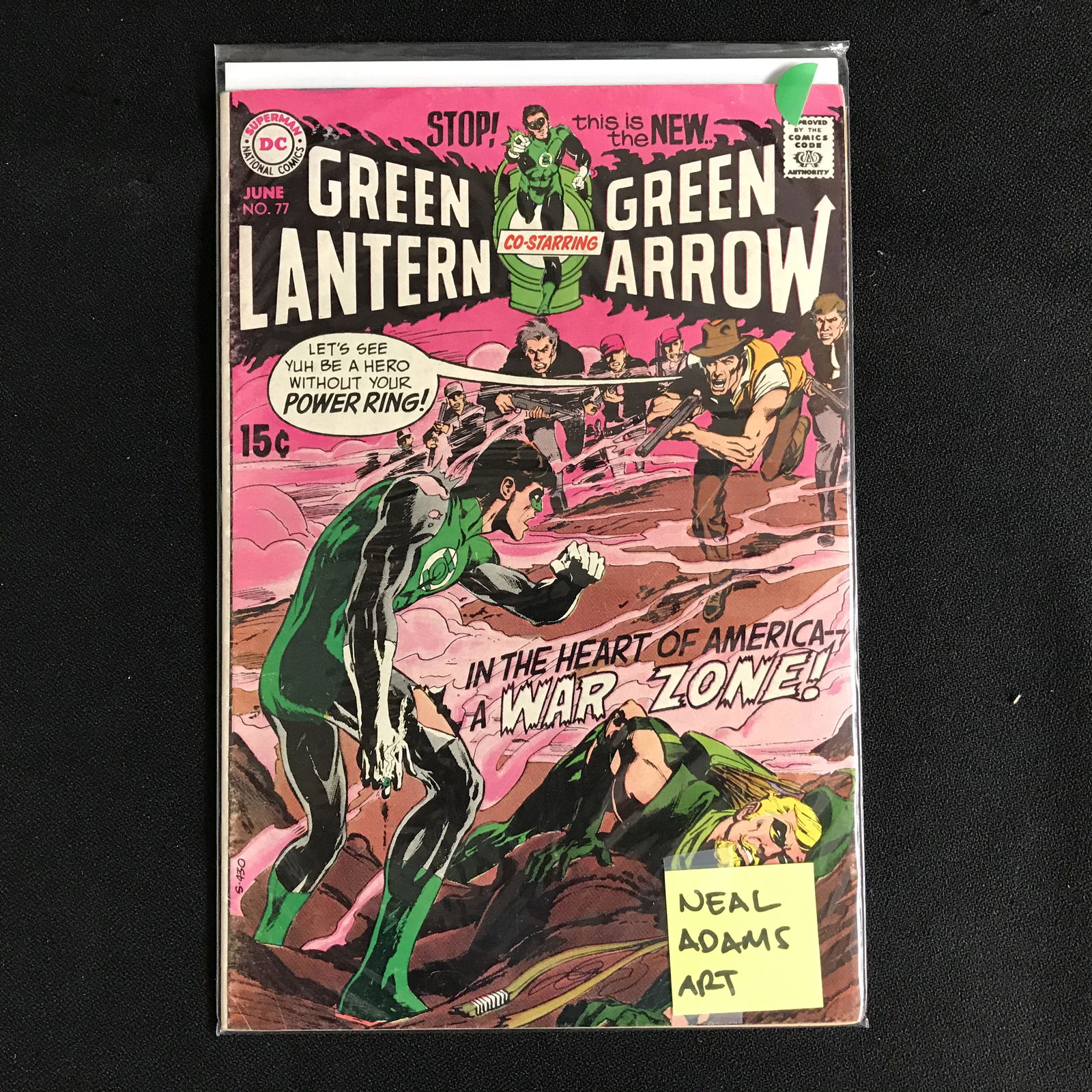 GREEN LANTERN Co-Starring GREEN ARROW #77 (DC COMICS) (1 of 1)