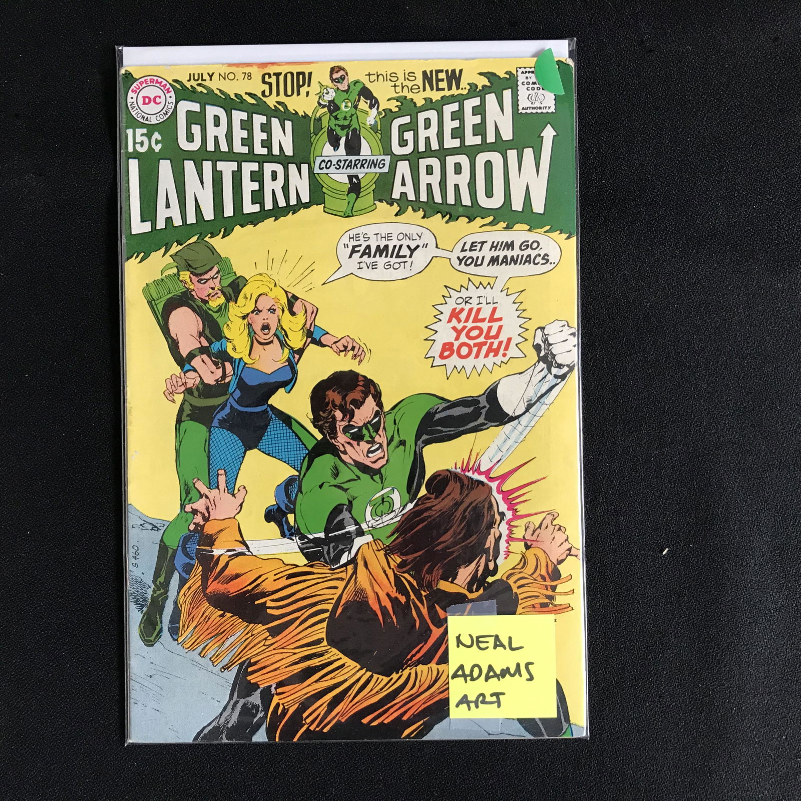 GREEN LANTERN Co-Starring GREEN ARROW #78 (DC COMICS) (1 of 1)