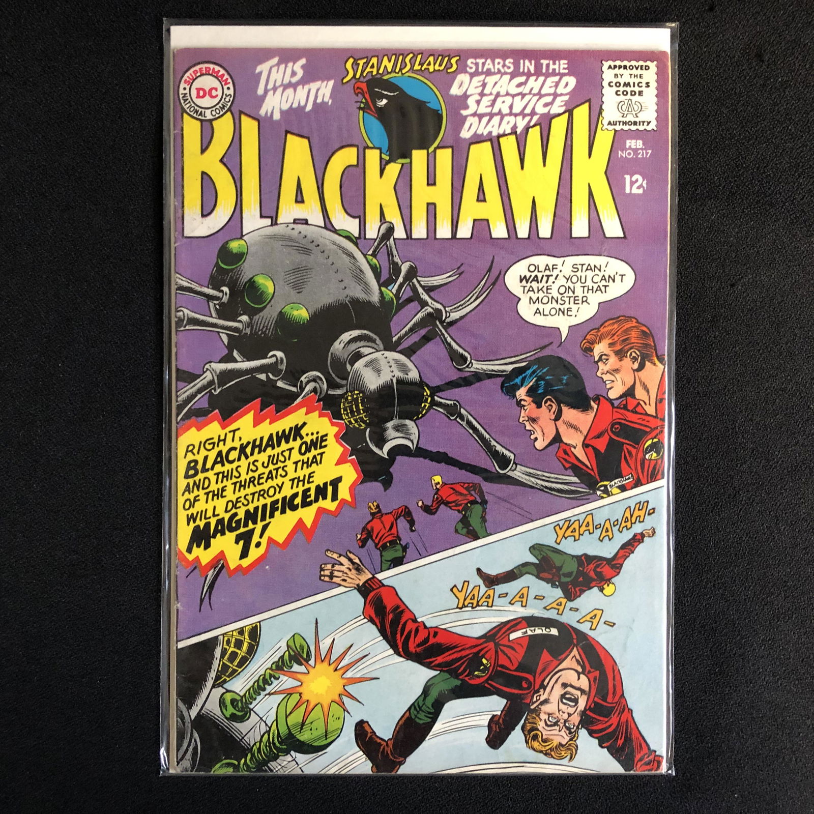 BLACKHAWK #217 (DC COMICS) (1 of 1)