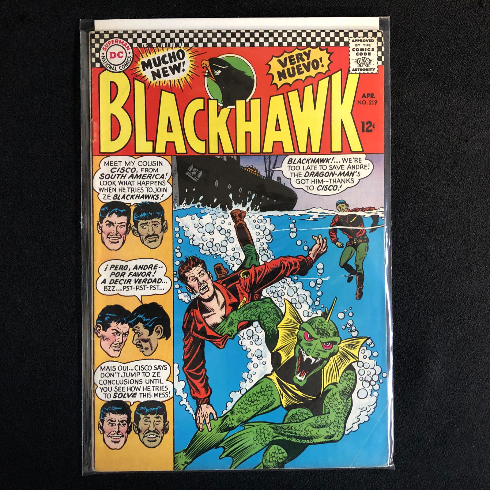 BLACKHAWK #219 (DC COMICS) (1 of 1)