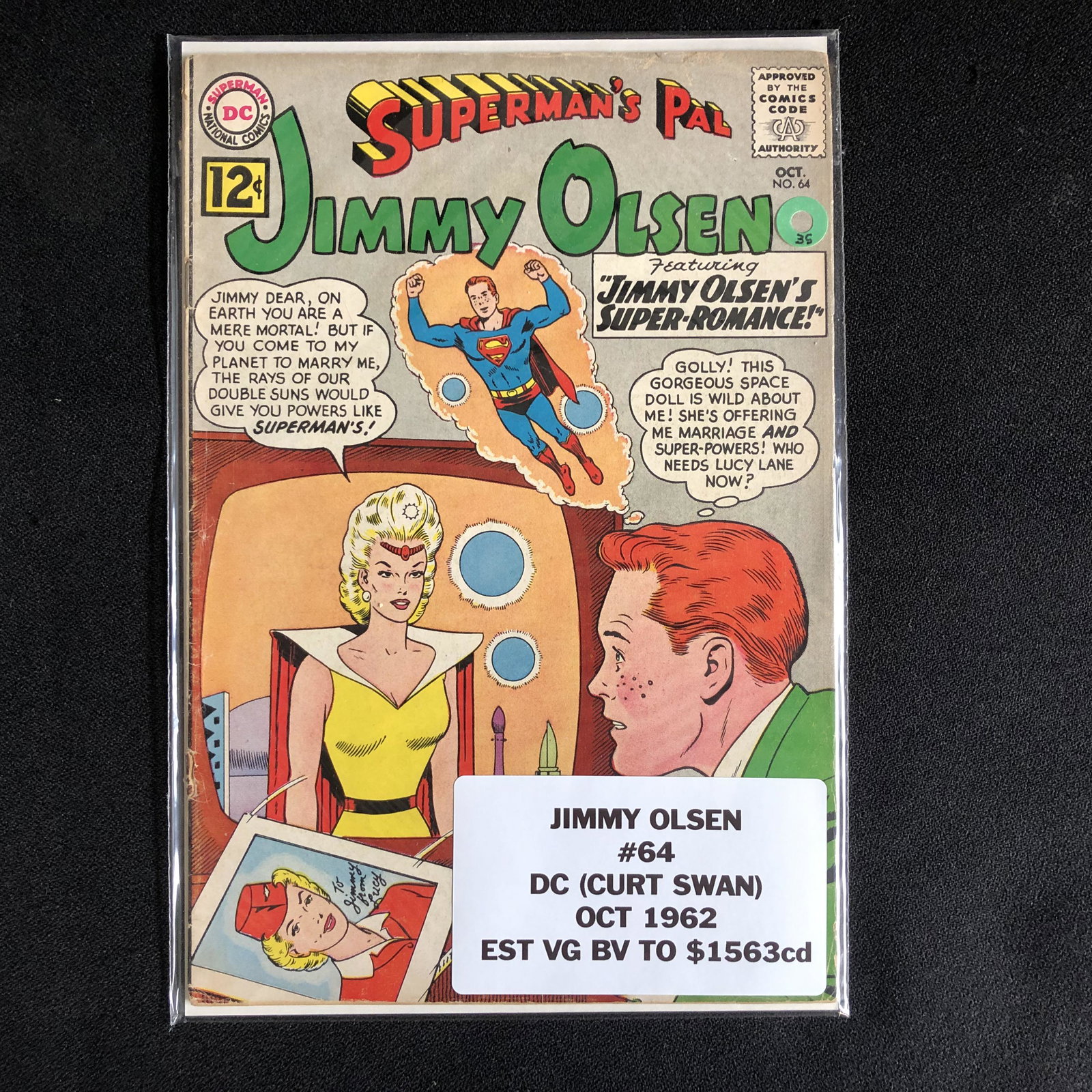 JIMMY OLSEN #64 (DC COMICS) 1962 (1 of 1)