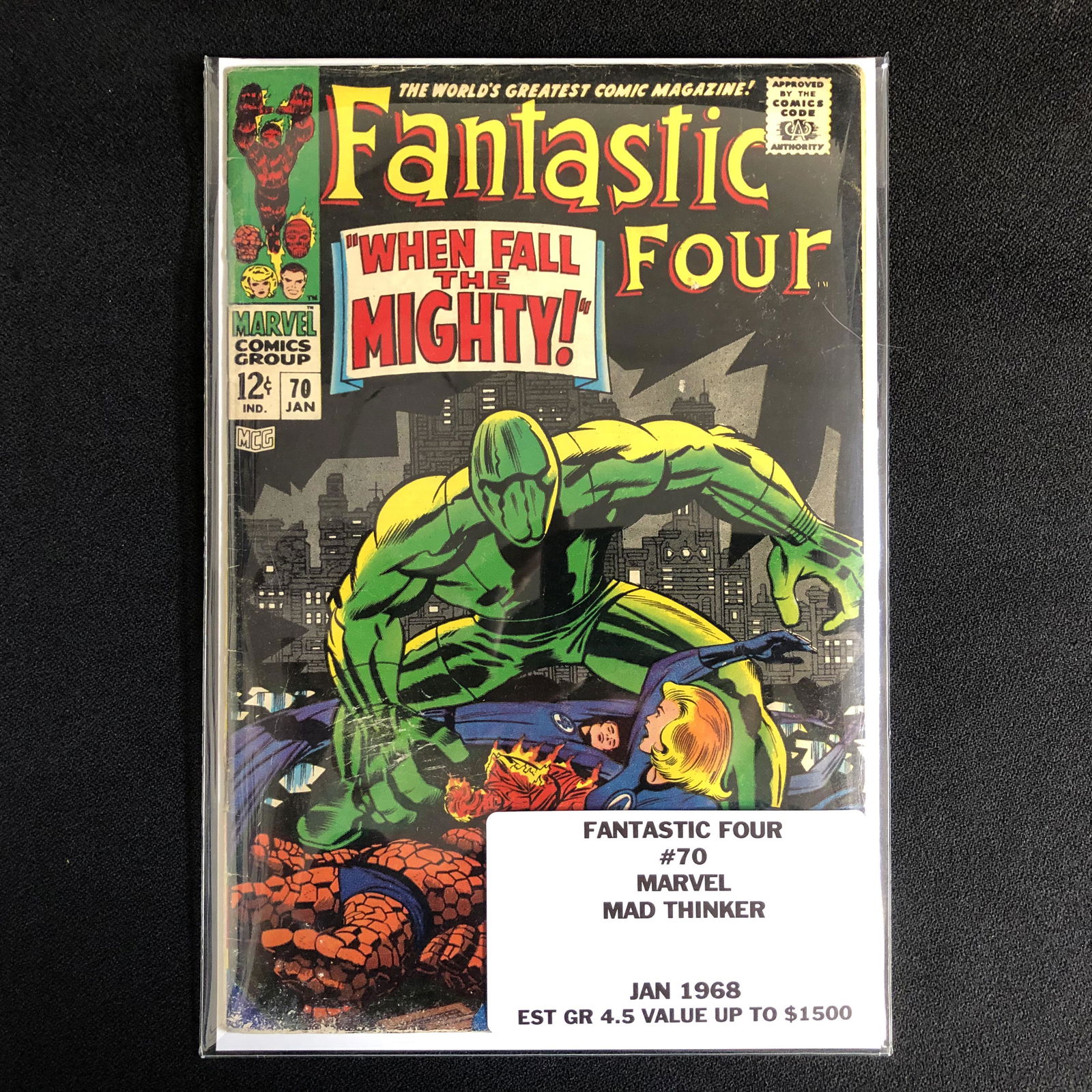 FANTASTIC FOUR #70 (MARVEL COMICS) 1968 (1 of 1)
