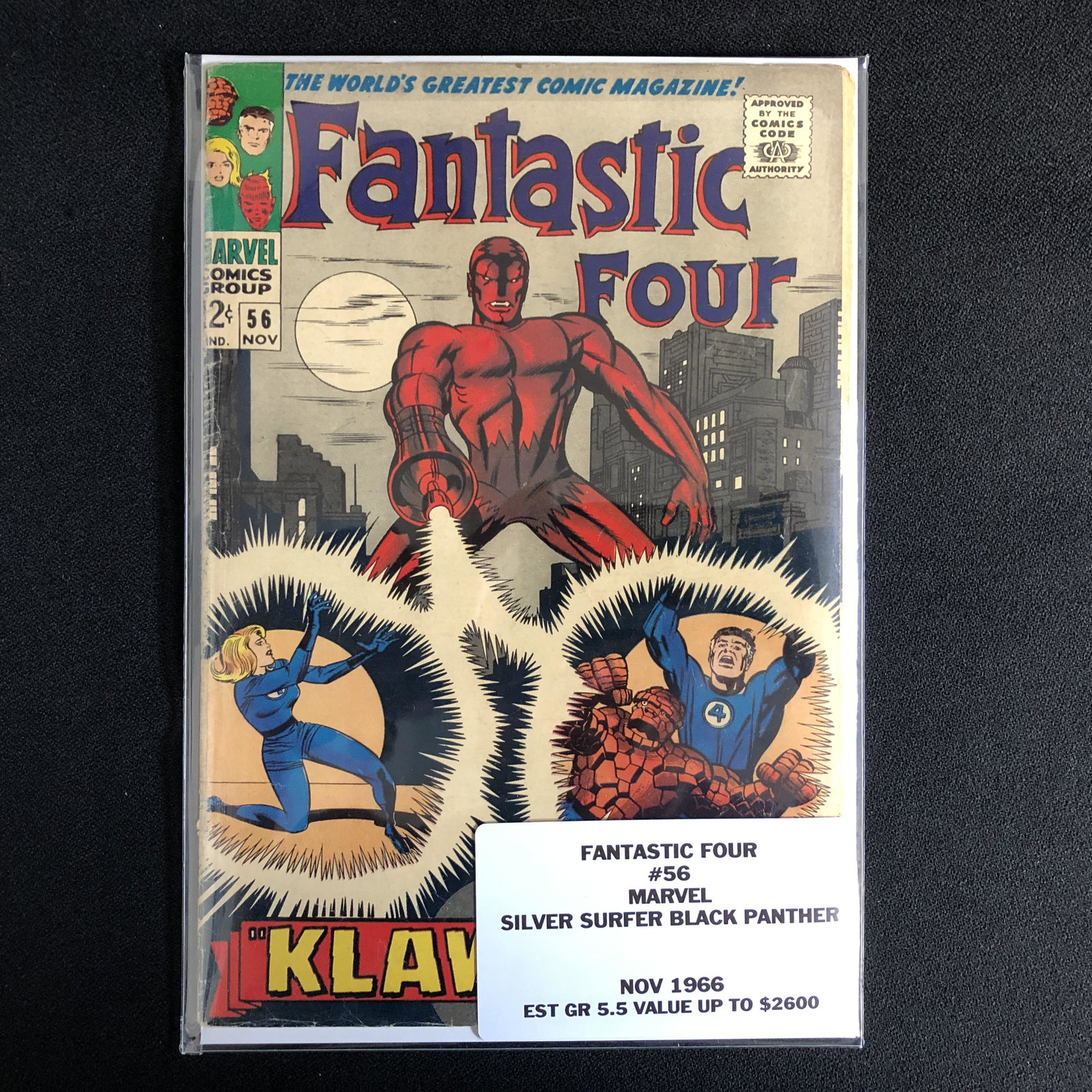 FANTASTIC FOUR #56 (MARVEL COMICS) 1966 (1 of 1)