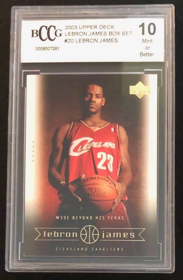 2003 UPPER DECK LEBRON JAMES RC BOX SET BCCG 10 (1 of 2)