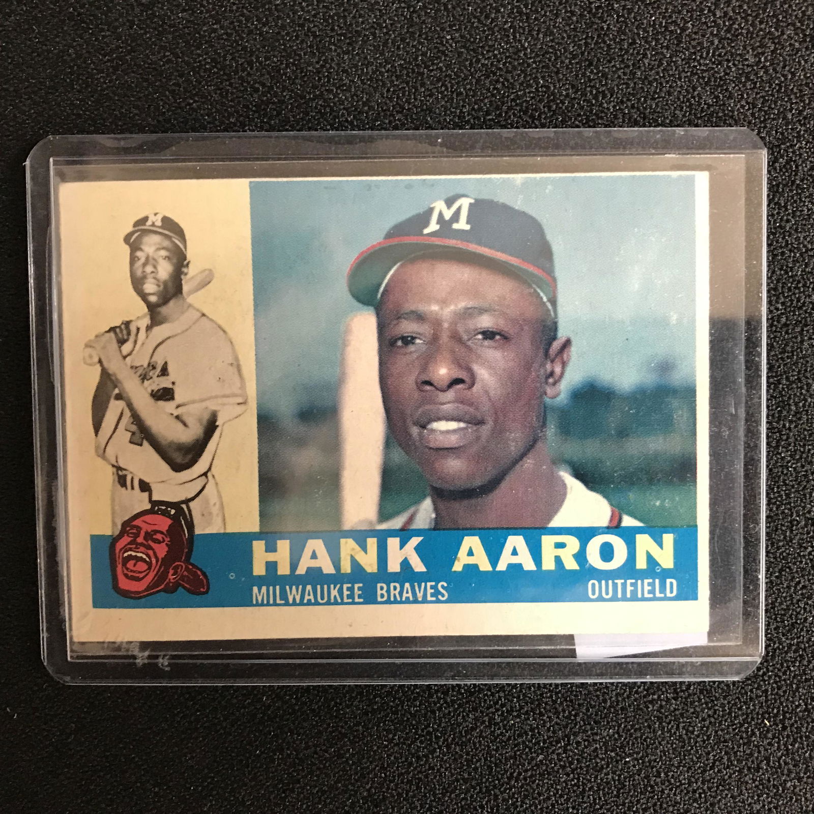 1960 Topps #300 Hank Aaron (1 of 2)