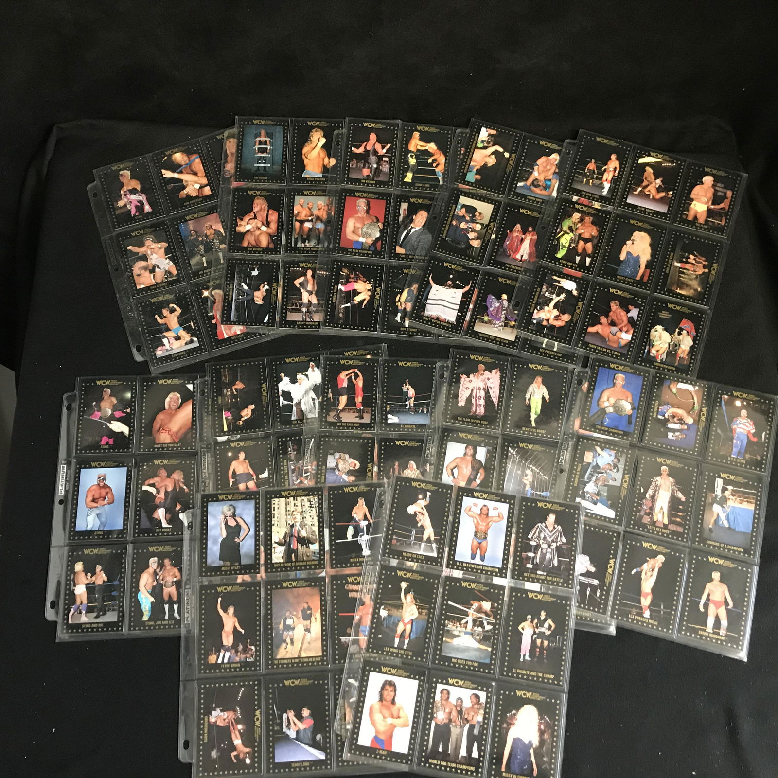VINTAGE WCW WRESTLING TRADING CARDS: VINTAGE WCW WRESTLING TRADING CARDS